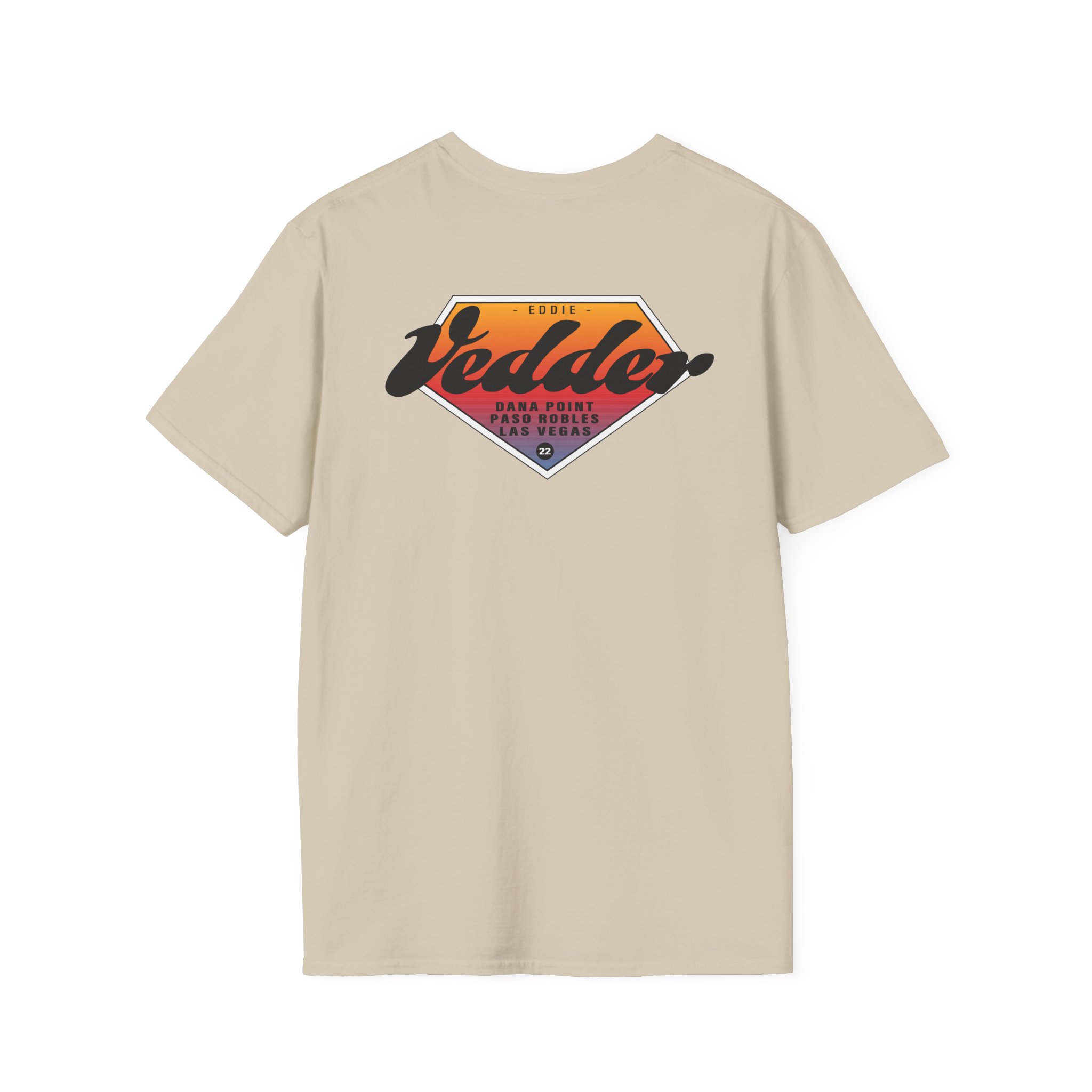 Eddie Vedder Gradient Unisex Softstyle T-Shirt - Image 4