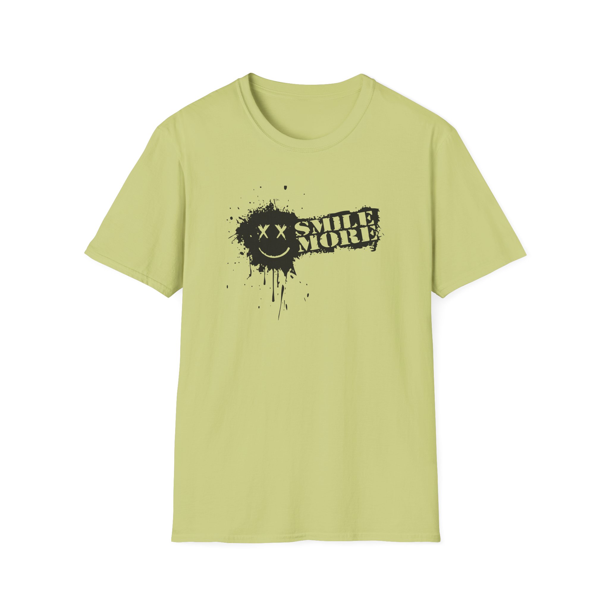 Roman Atwood Smile More Splatter Unisex Softstyle T-Shirt - Image 11