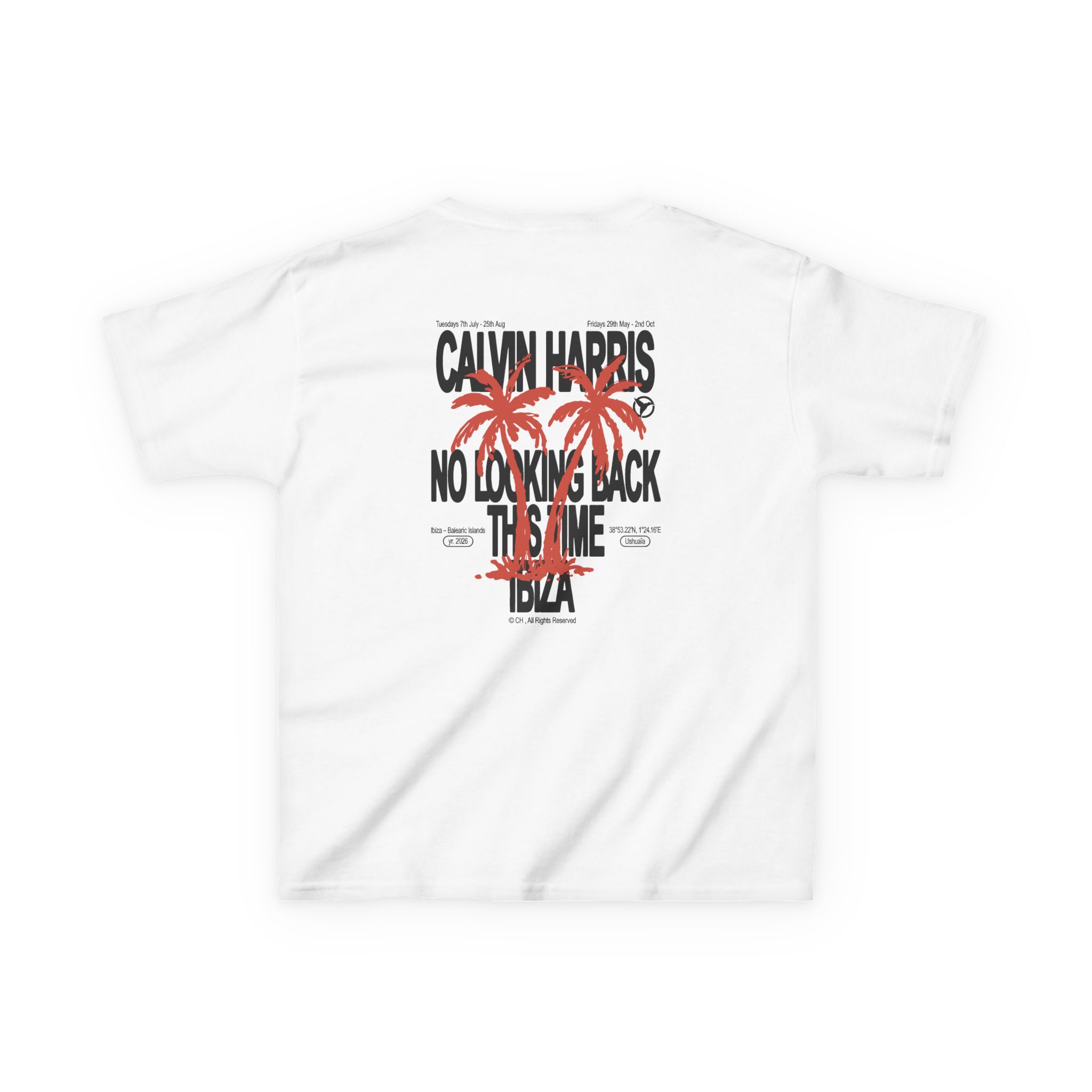 Kids Calvin Harris Ecru Palm Heavy Cotton™ Tee - Image 2