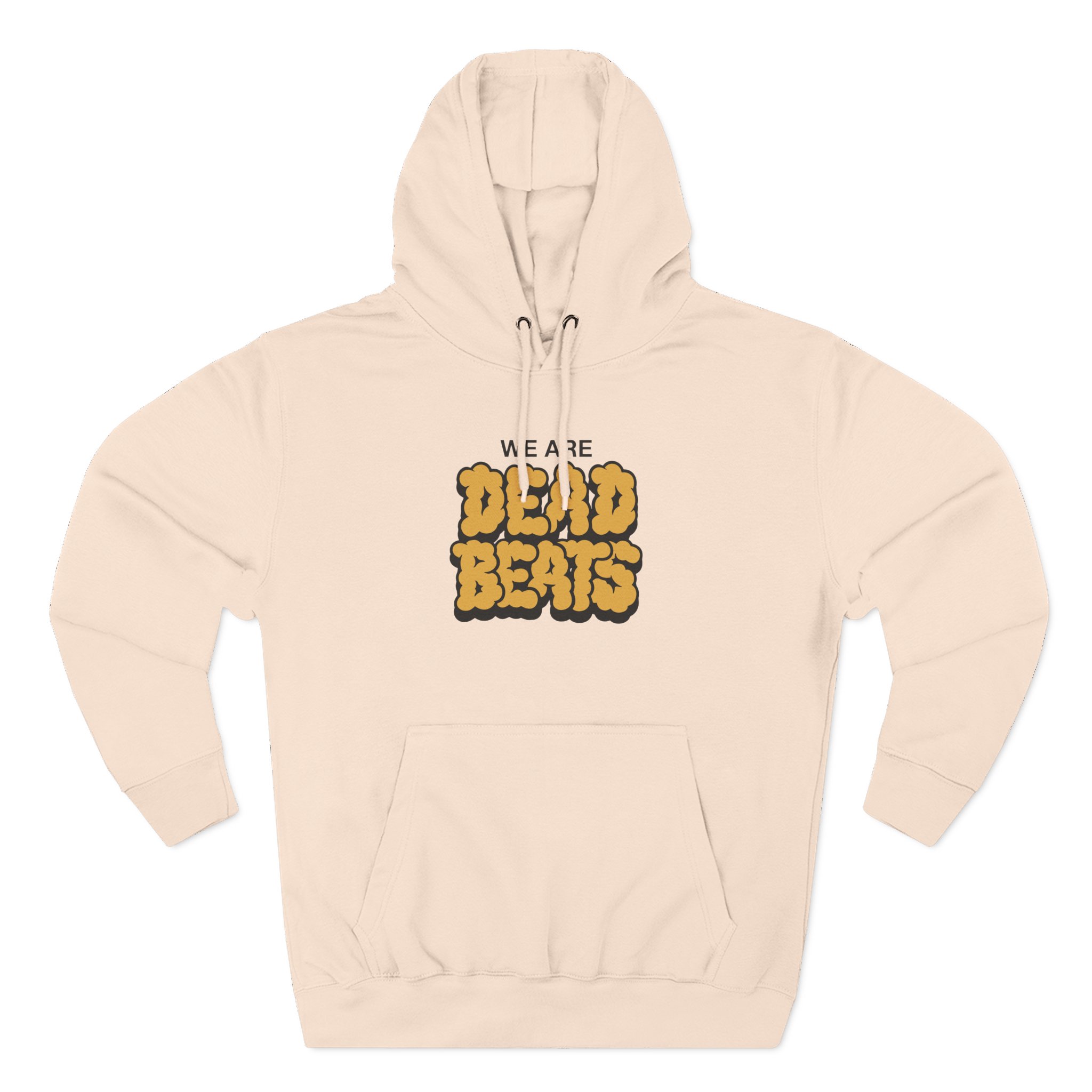 Deadbeats We Are Deadbeats Puff Three-Panel Fleece Hoodie - Image 7