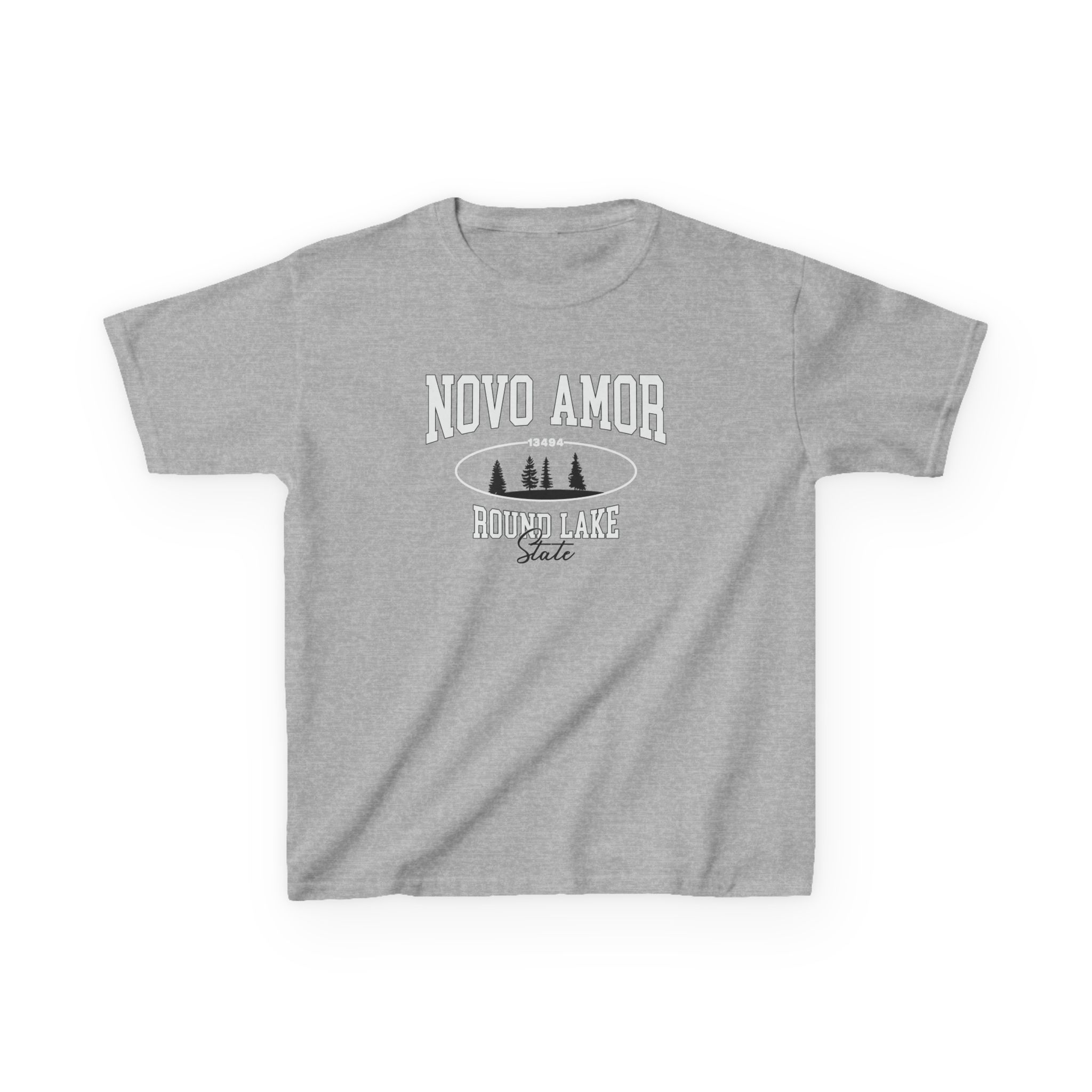 Novo Amor Round Lake State Kids Heavy Cotton™ Tee