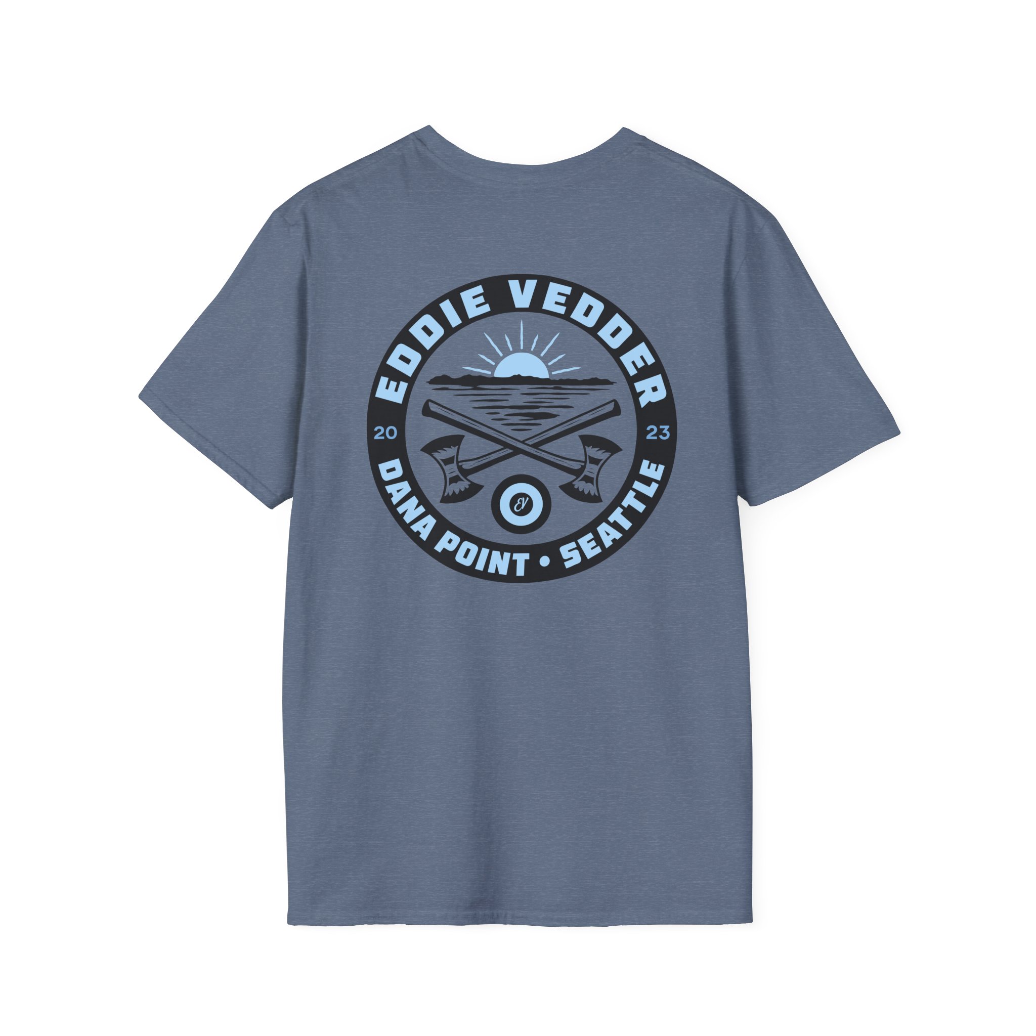 Eddie Vedder Coastal Unisex Softstyle T-Shirt - Image 14