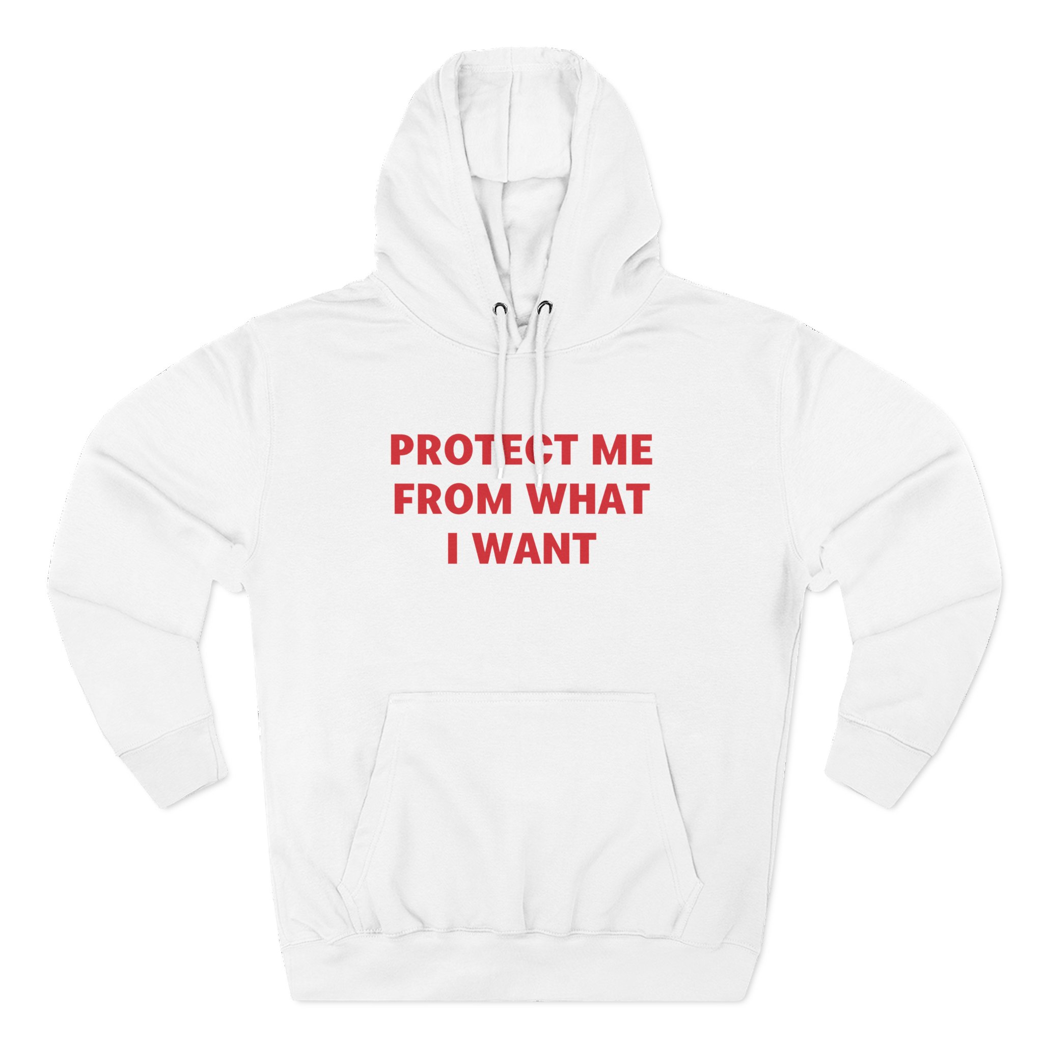 Jenny Holzer Protect Me From What I Want Three-Panel Fleece Hoodie