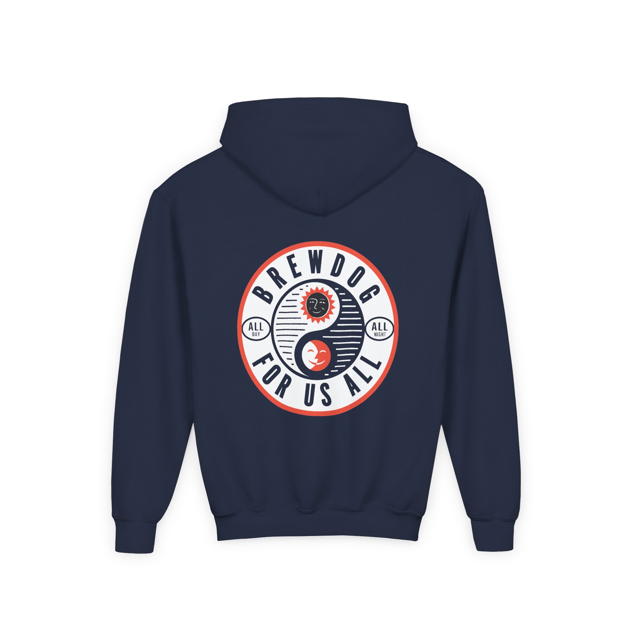 Brewdog All Day All Night Youth Heavy Blend Hooded Sweatshirt - Image 10