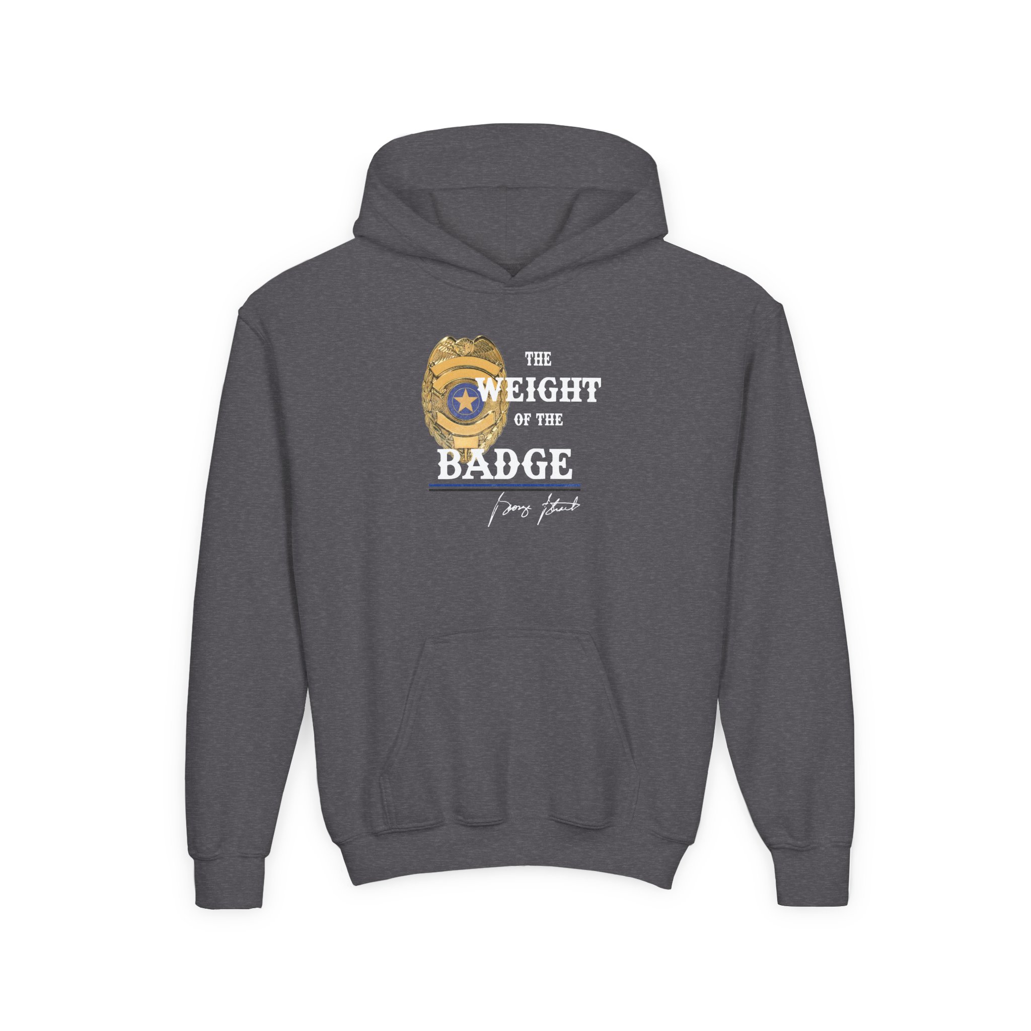 George Strait Gold Badge Youth Heavy Blend Hooded Sweatshirt
