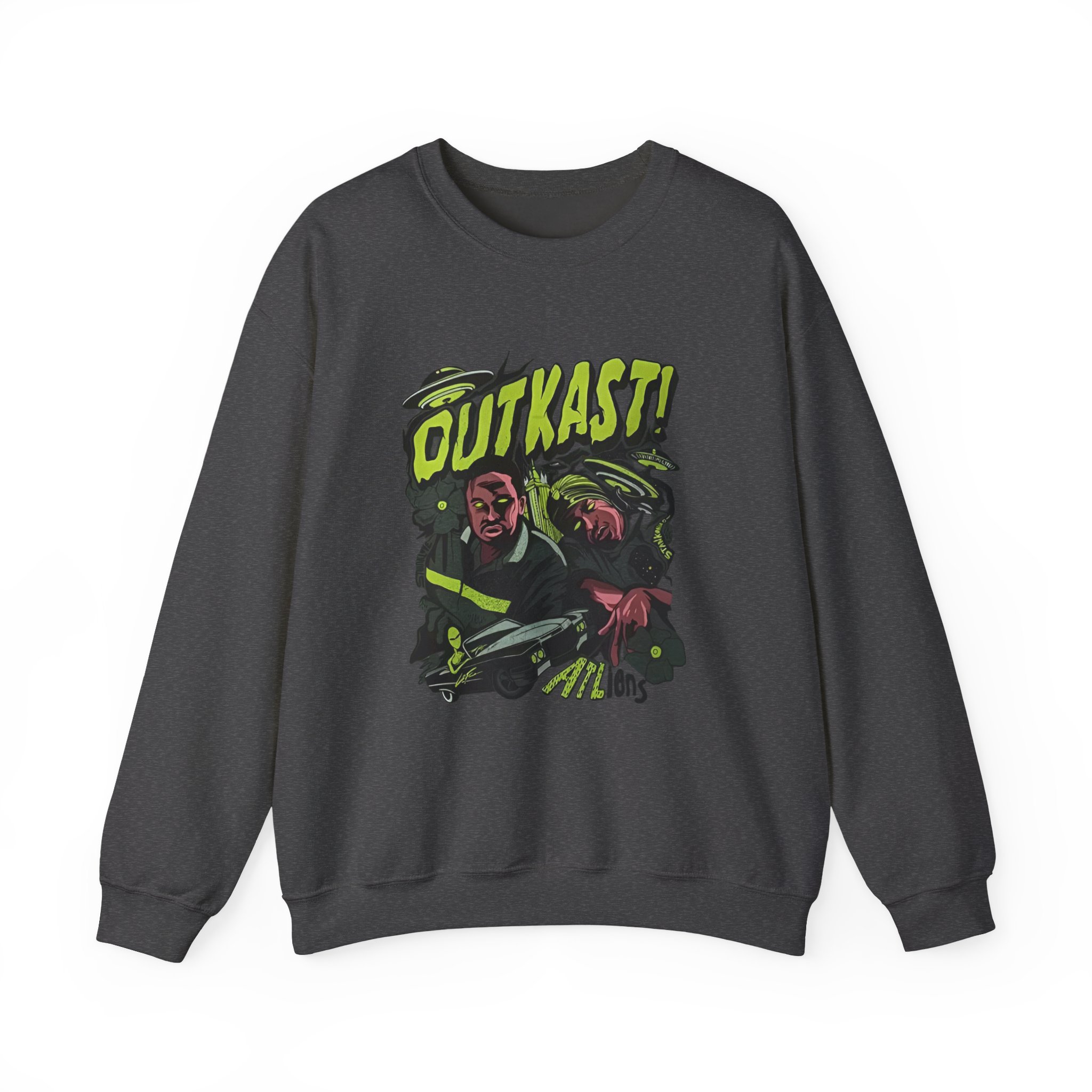 Outkast ATLiens Unisex Heavy Blend™ Crewneck Sweatshirt - Image 7