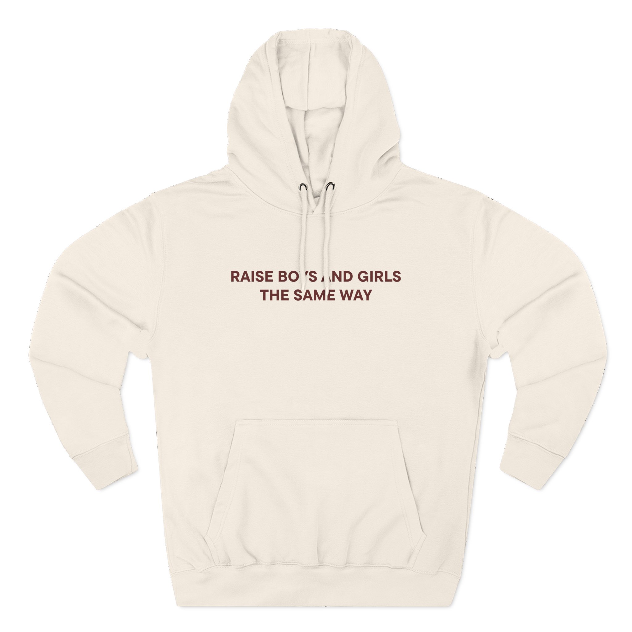 Jenny Holzer Raise the Same Way Three-Panel Fleece Hoodie - Image 5