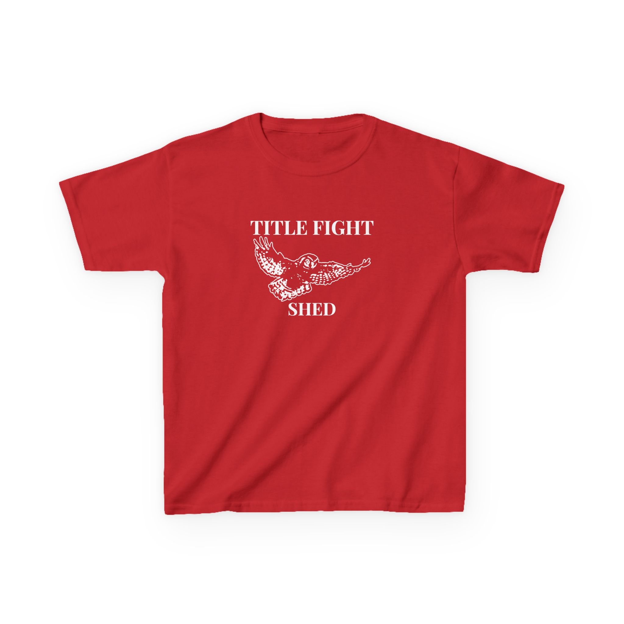 Kids Cold Cuts Title Fight Shed Owl Heavy Cotton™ Tee - Image 19