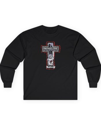 Knocked Loose Girl Knife Suffocate Unisex Ultra Cotton Long Sleeve Tee