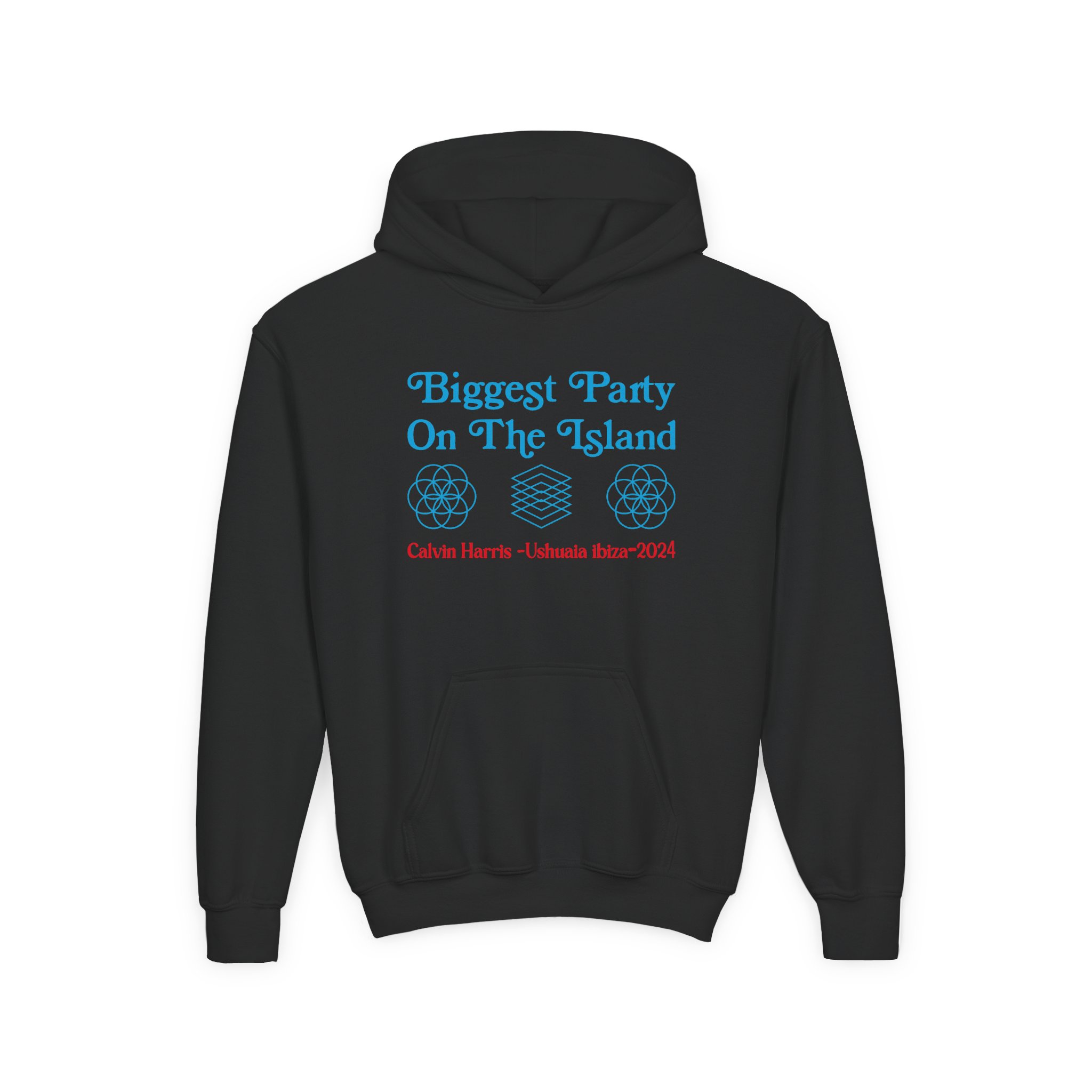 Youth Calvin Harris Ushuaia Higher Level Heavy Blend Hooded Sweatshirt - Image 3
