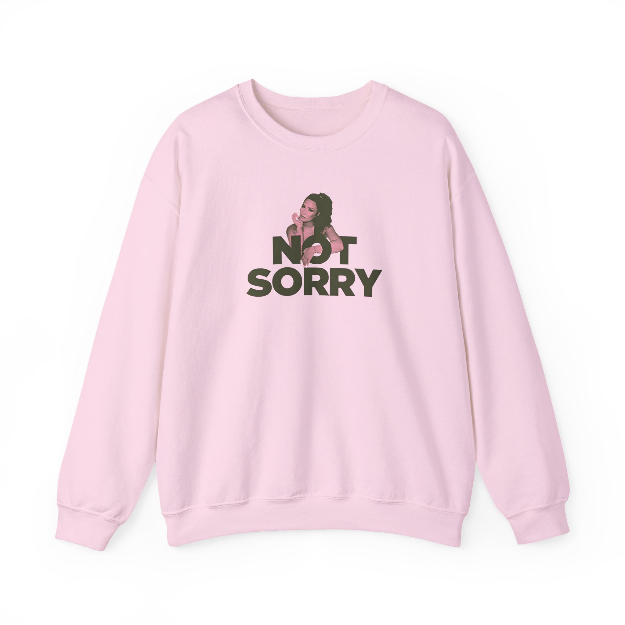 D L Not Sorry Unisex Heavy Blend™ Crewneck Sweatshirt - Image 9