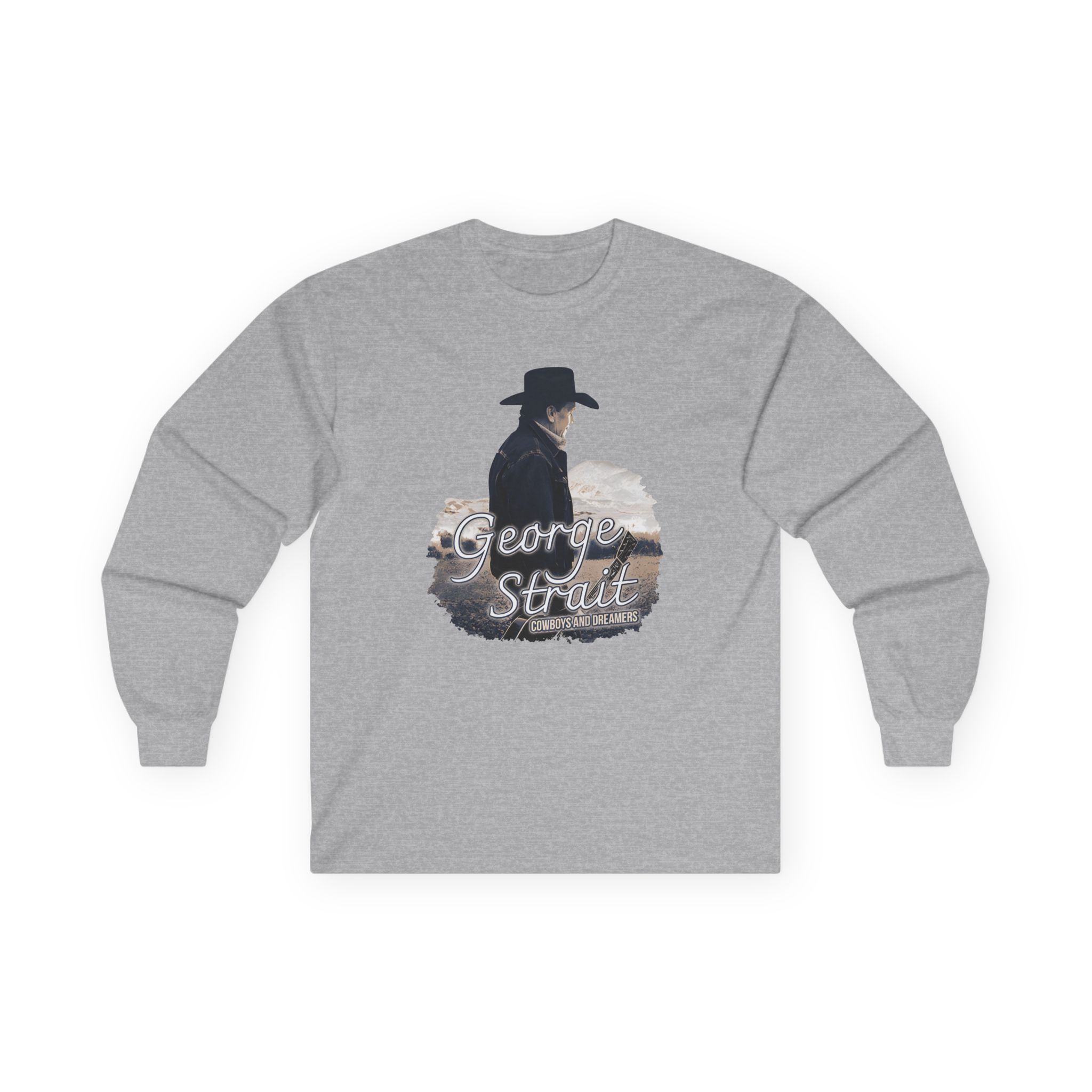 George Strait Cowboys and Dreamers Unisex Ultra Cotton Long Sleeve Tee - Image 5
