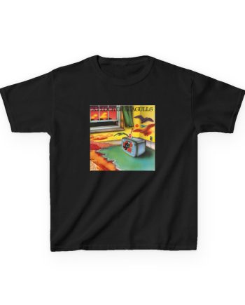 A Flock of Seagulls Original Album Cover Kids Heavy Cotton™ Tee