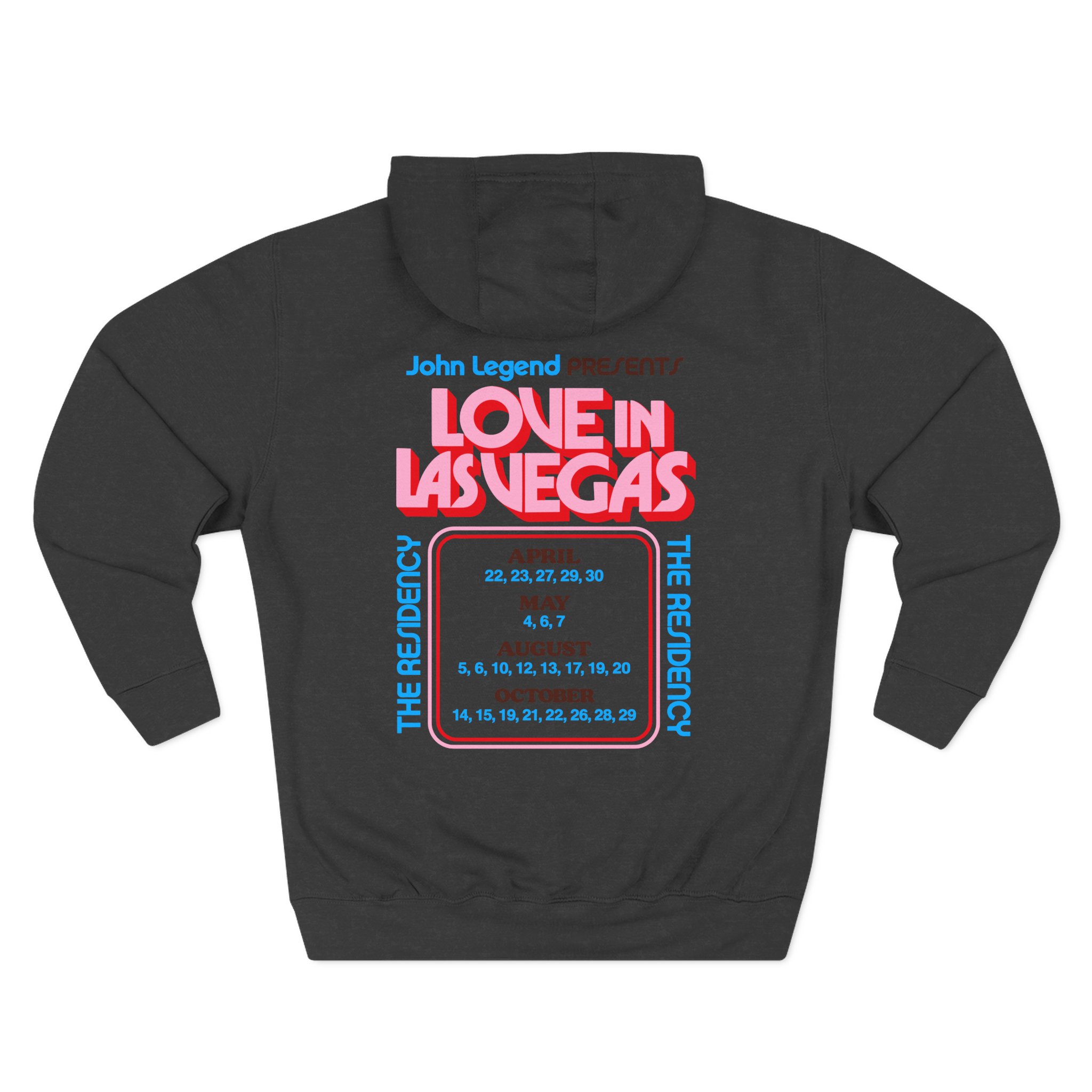 John Legend Love In Las Vegas Three-Panel Fleece Hoodie - Image 6