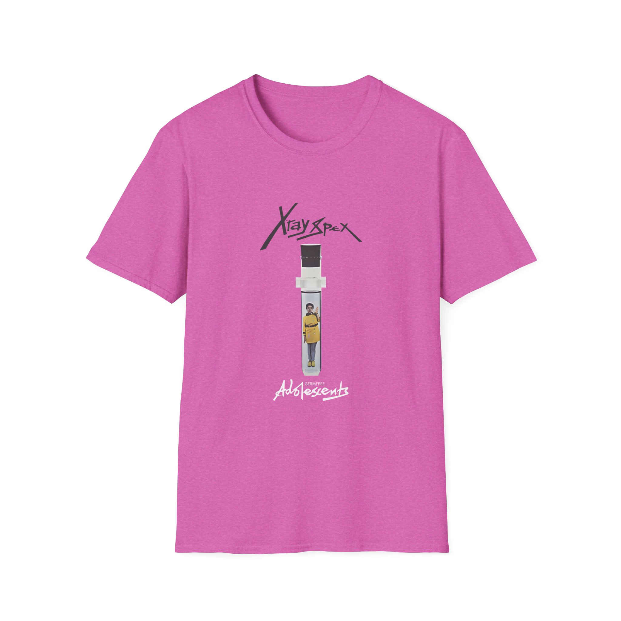 X-ray Spex Germ Free Single Tube Unisex Softstyle T-Shirt - Image 29