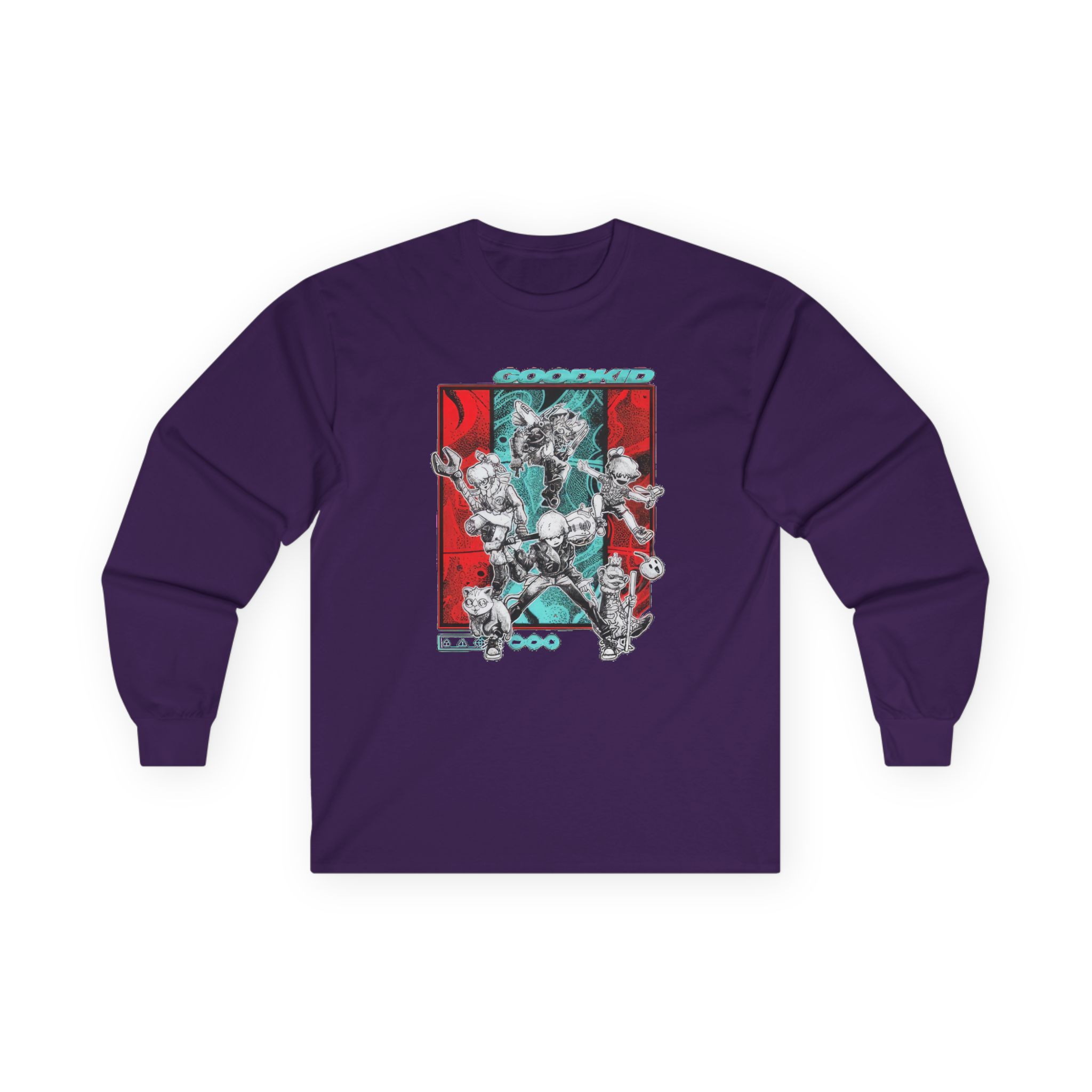 Good Kid Logo Unisex Ultra Cotton Long Sleeve Tee - Image 7