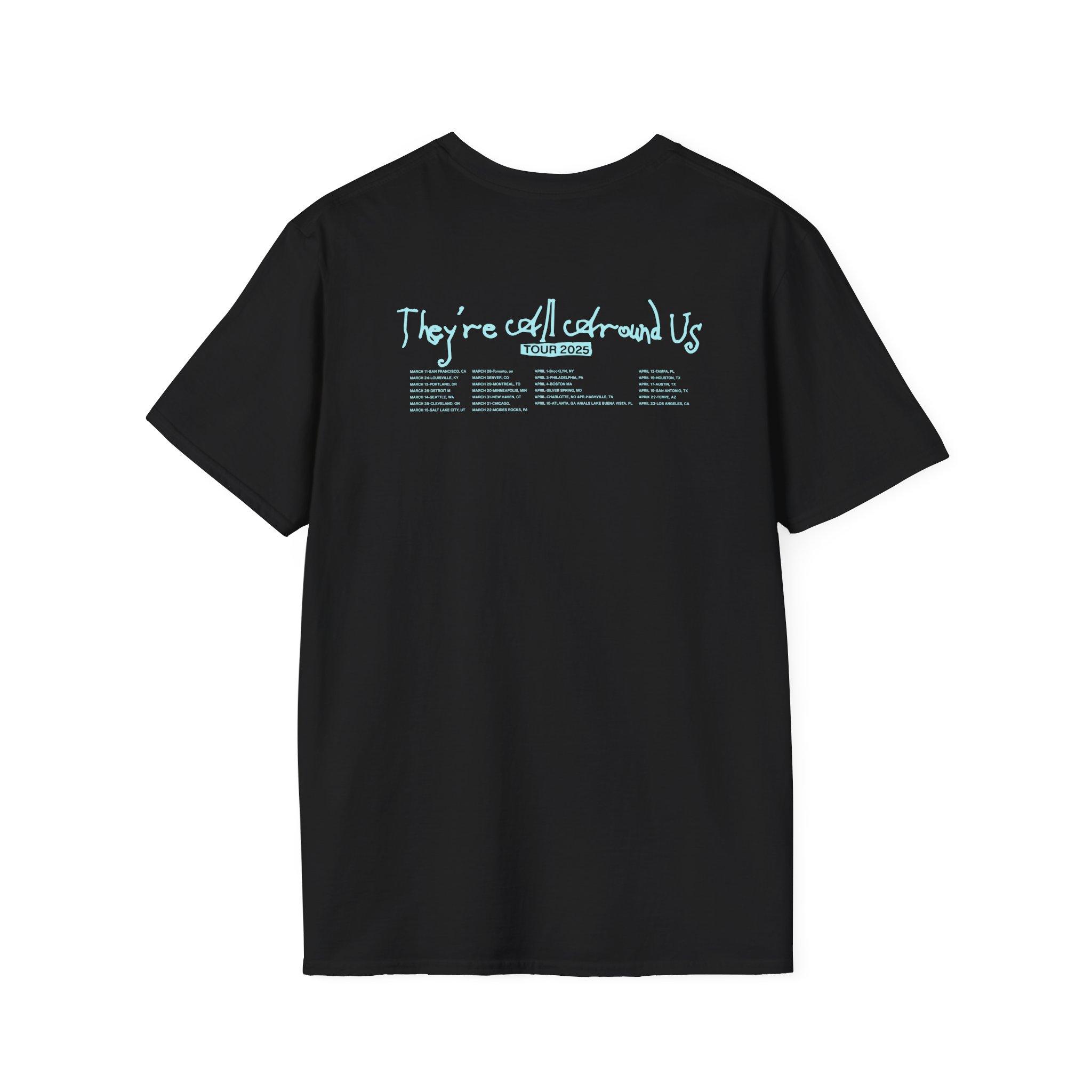 Poppy They Are All Around Us Tour Unisex Softstyle T-Shirt - Image 2