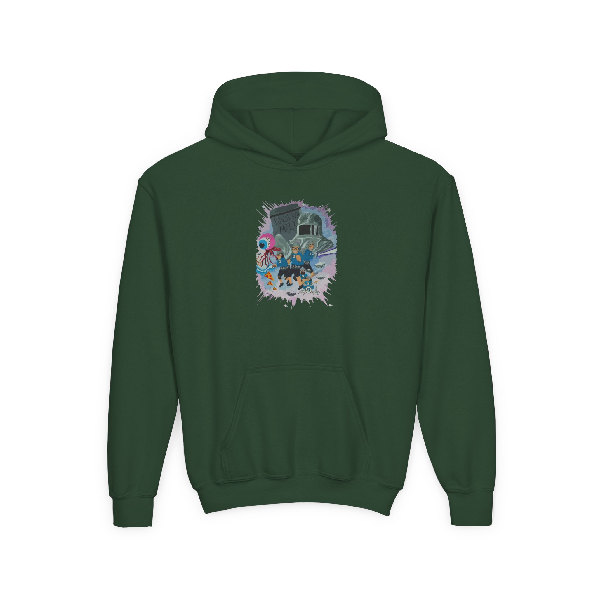The Aquabats Legendary! Youth Heavy Blend Hooded Sweatshirt - Image 5
