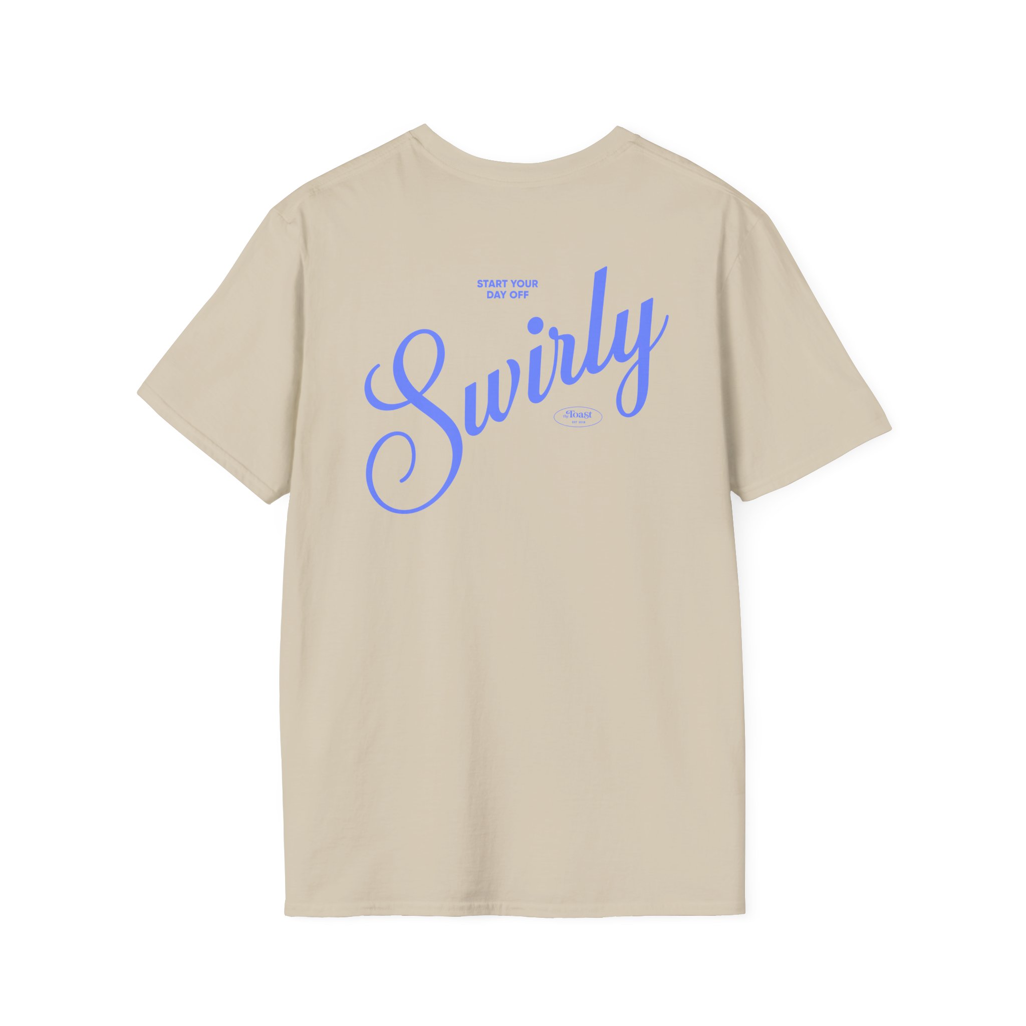 The Toast Swirly Unisex Softstyle T-Shirt - Image 4