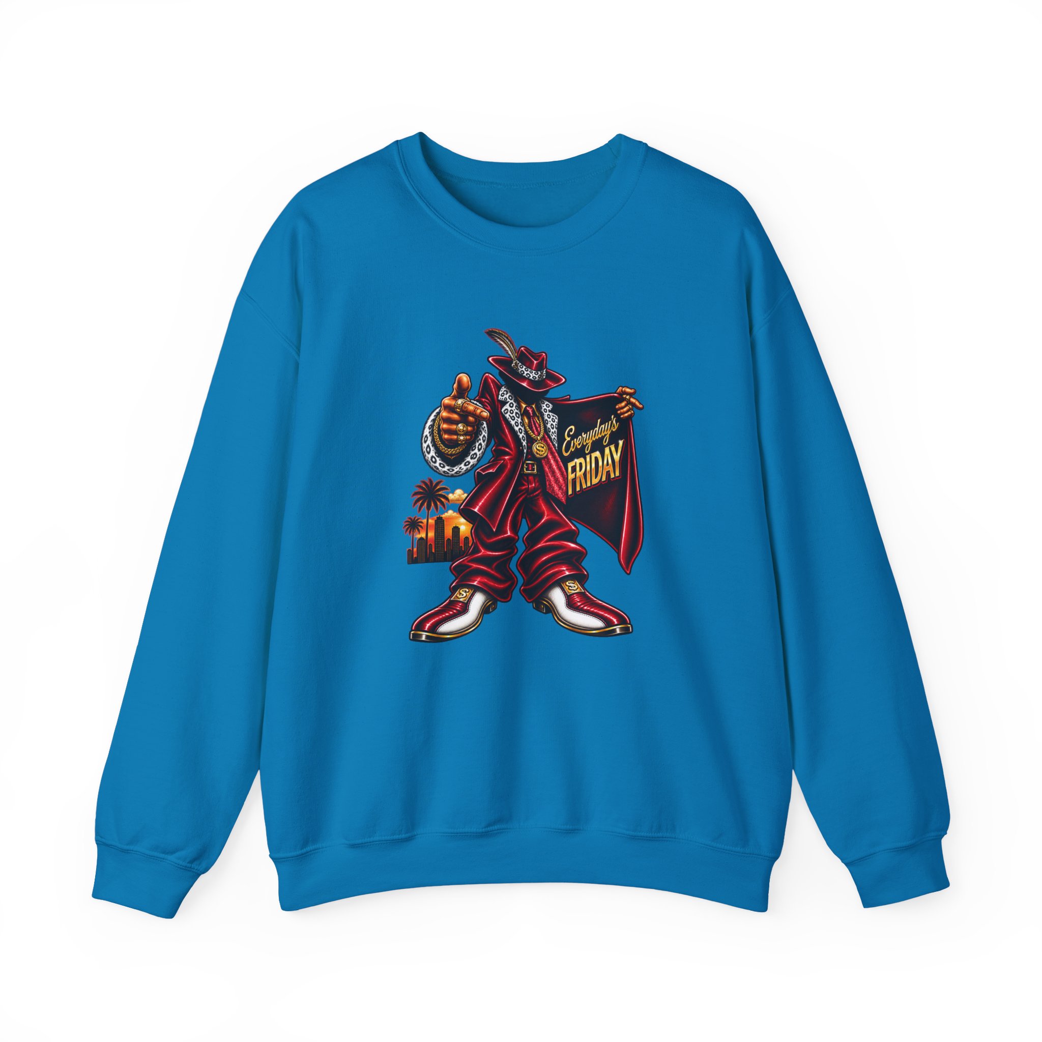 Ice Cube Pimp Unisex Heavy Blend™ Crewneck Sweatshirt - Image 11