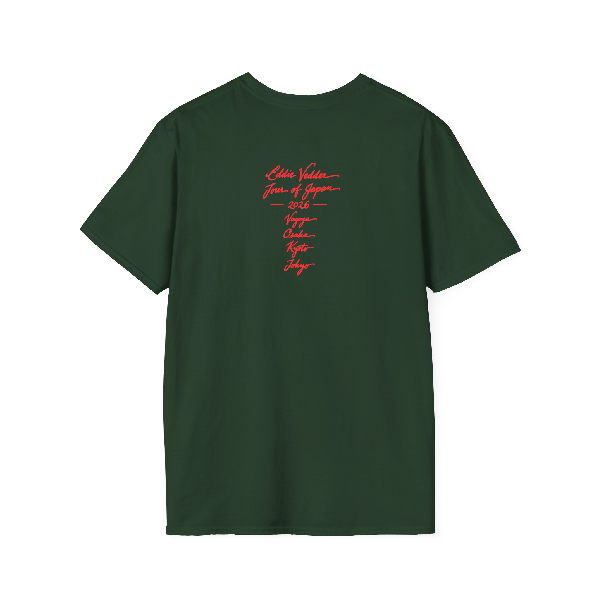 Eddie Vedder Flag Unisex Softstyle T-Shirt - Image 6