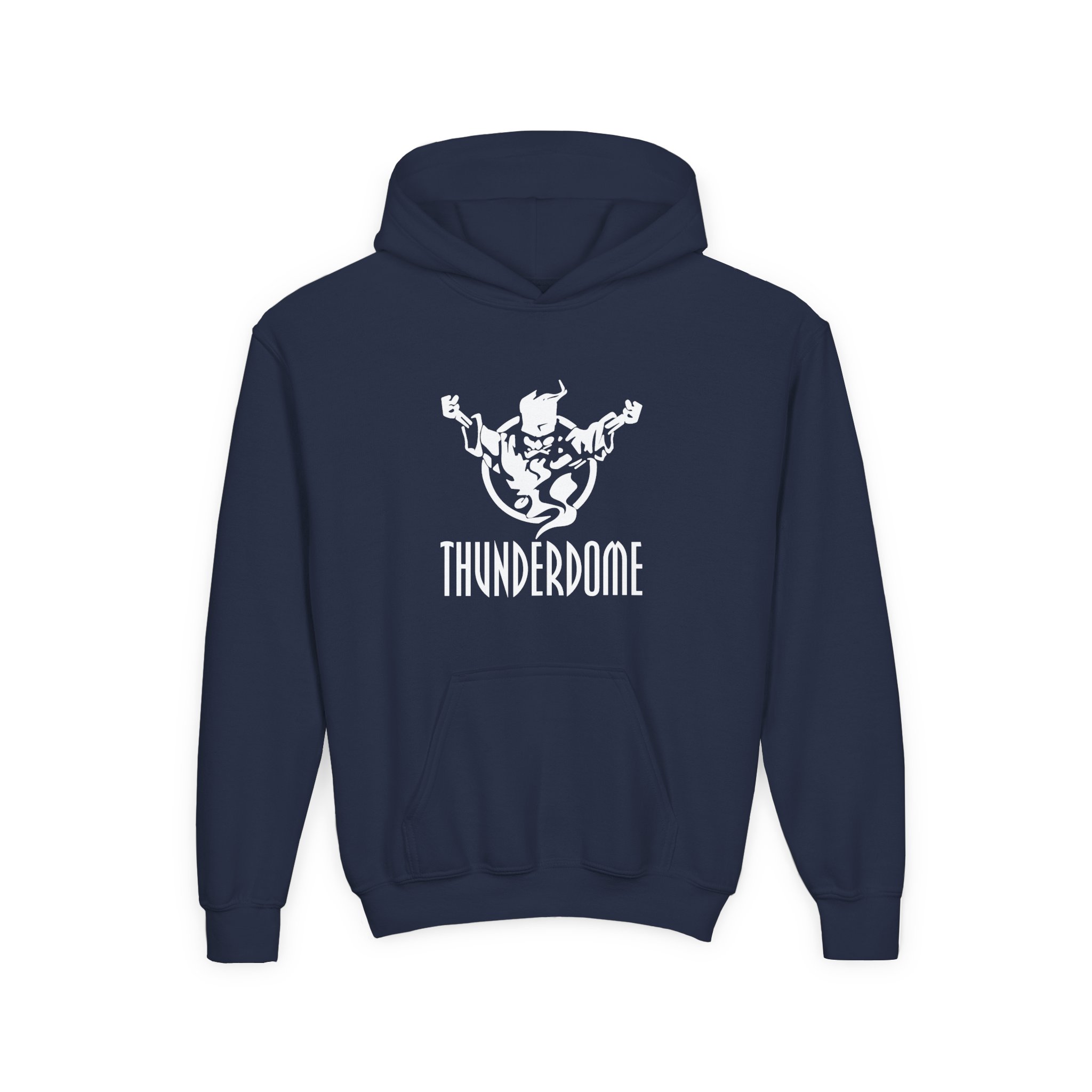 Thunderdome Logo Youth Heavy Blend Hooded Sweatshirt - Image 11