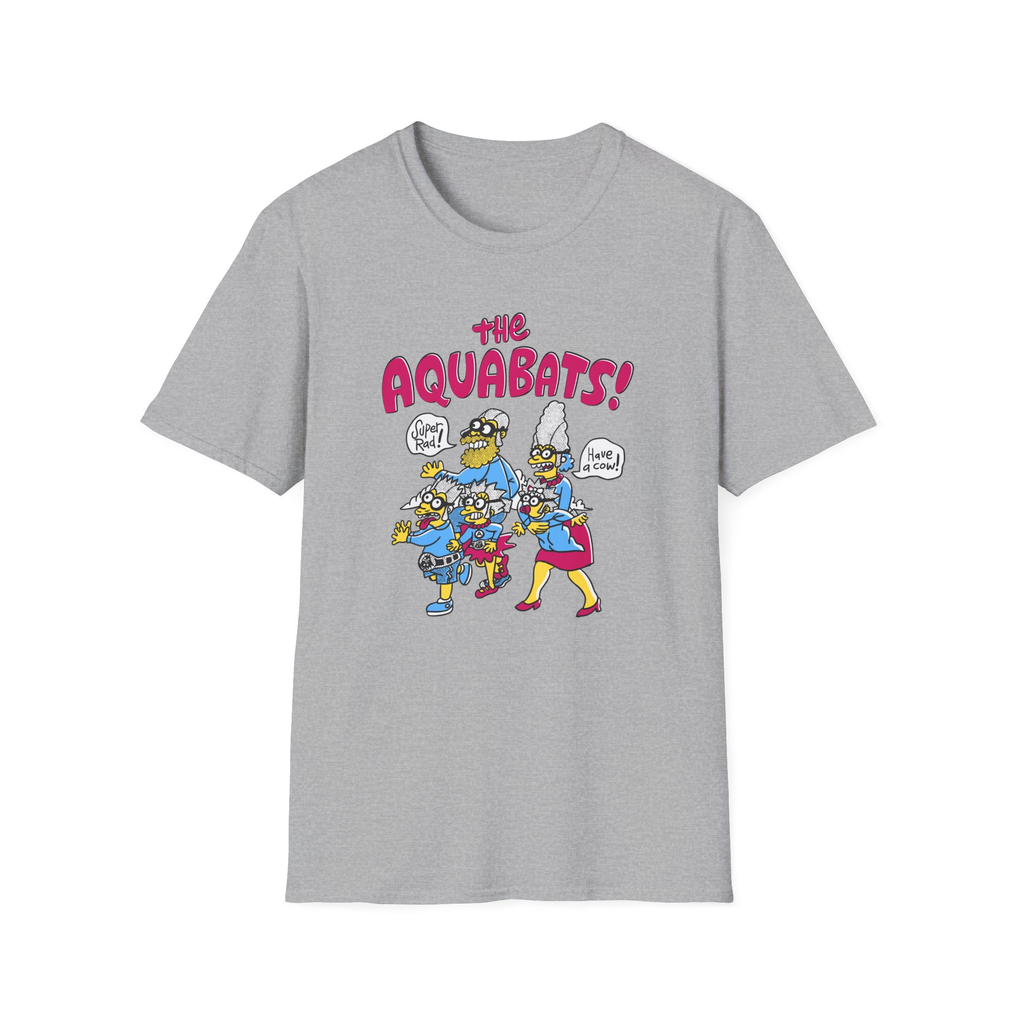 The Aquabats! Happy Family Unisex Softstyle T-Shirt - Image 7