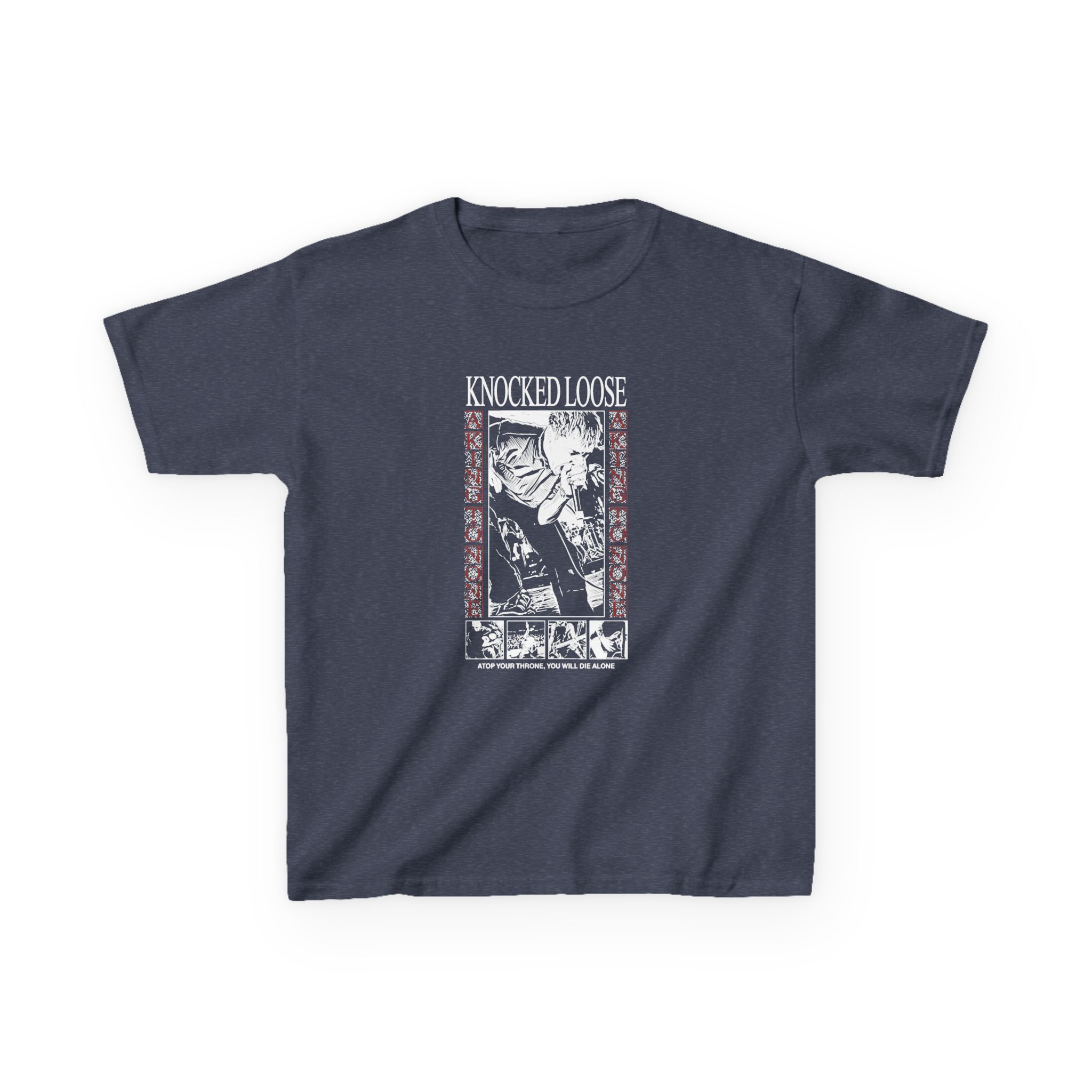 Knocked Loose Atop Your Throne Kids Heavy Cotton™ Tee - Image 11