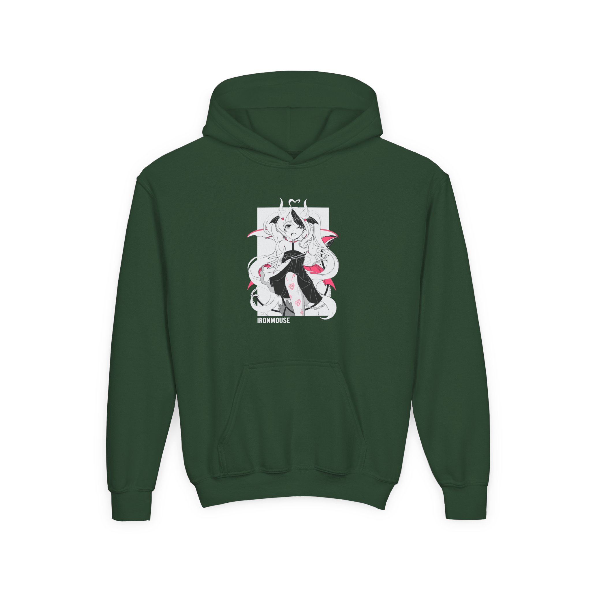 Ironmouse Youth Heavy Blend Hooded Sweatshirt - Image 5