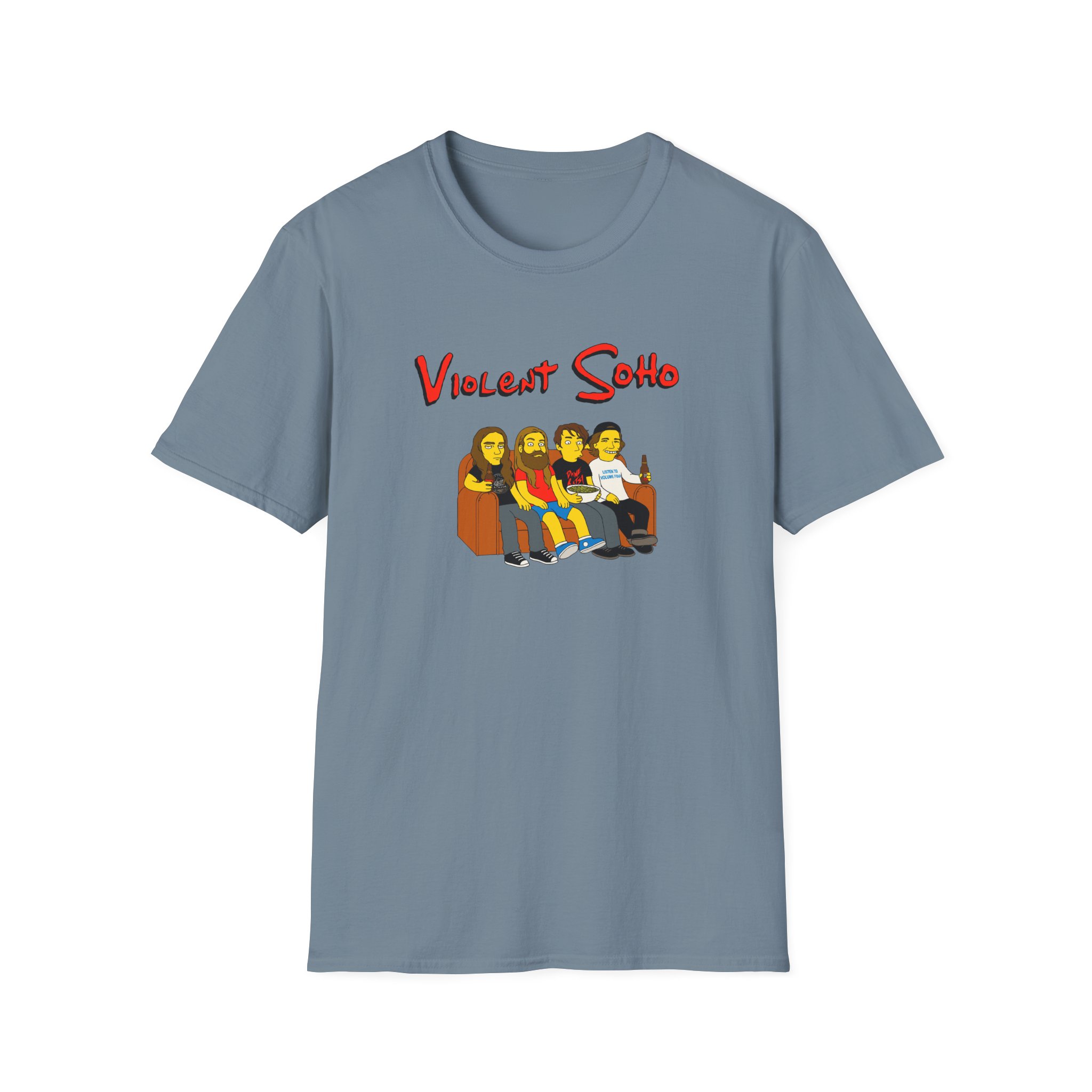Violent Soho Springfield 4122 Unisex Softstyle T-Shirt - Image 23