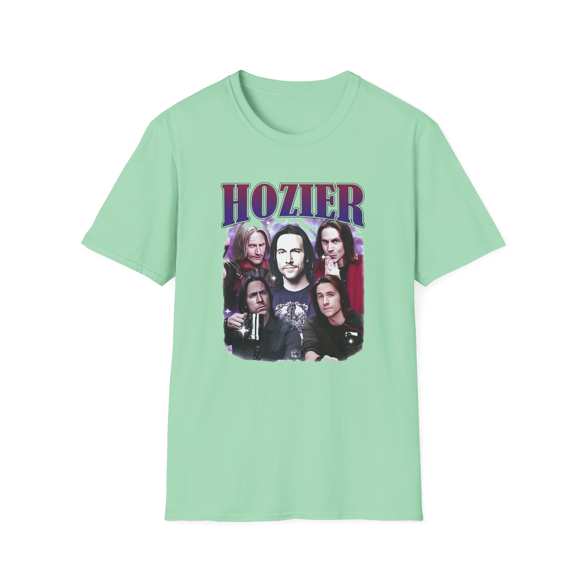 Hozier Matt Mercer Unisex Softstyle T-Shirt - Image 9