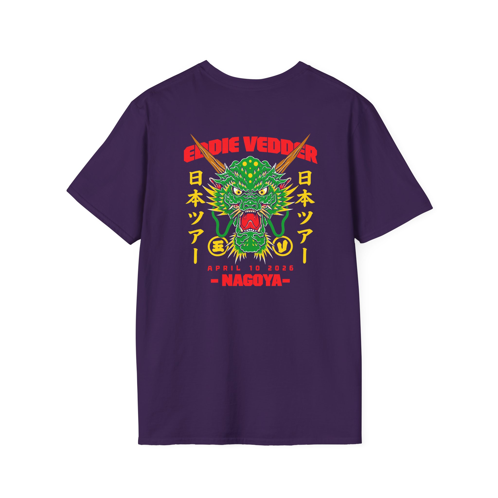 Eddie Vedder 2026 Nagoya Unisex Softstyle T-Shirt - Image 14