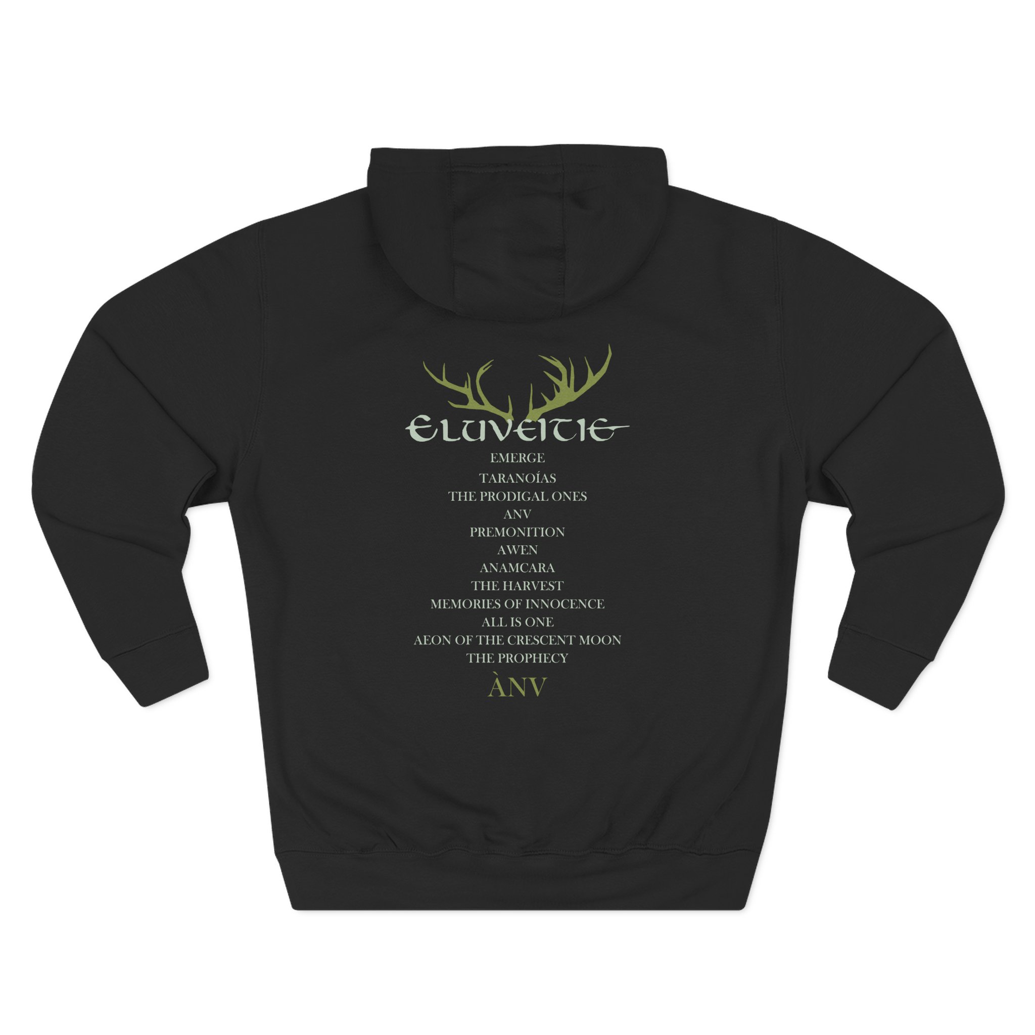 Eluveitie Anv Cover Three-Panel Fleece Hoodie - Image 2