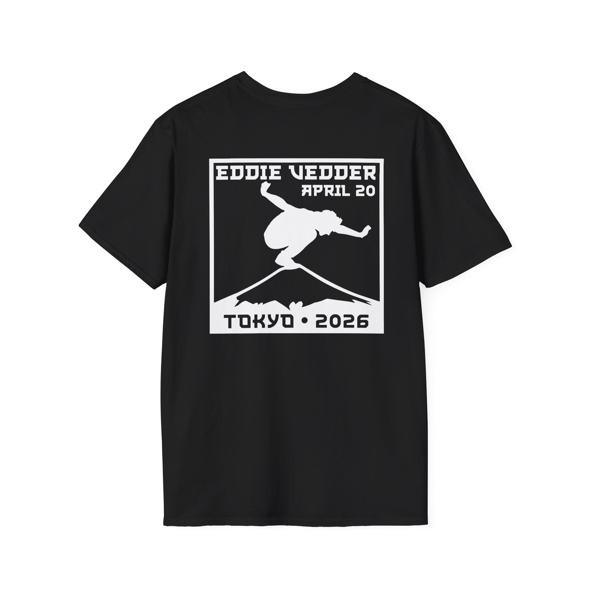 Eddie Vedder 2026 Tokyo Unisex Softstyle T-Shirt - Image 2