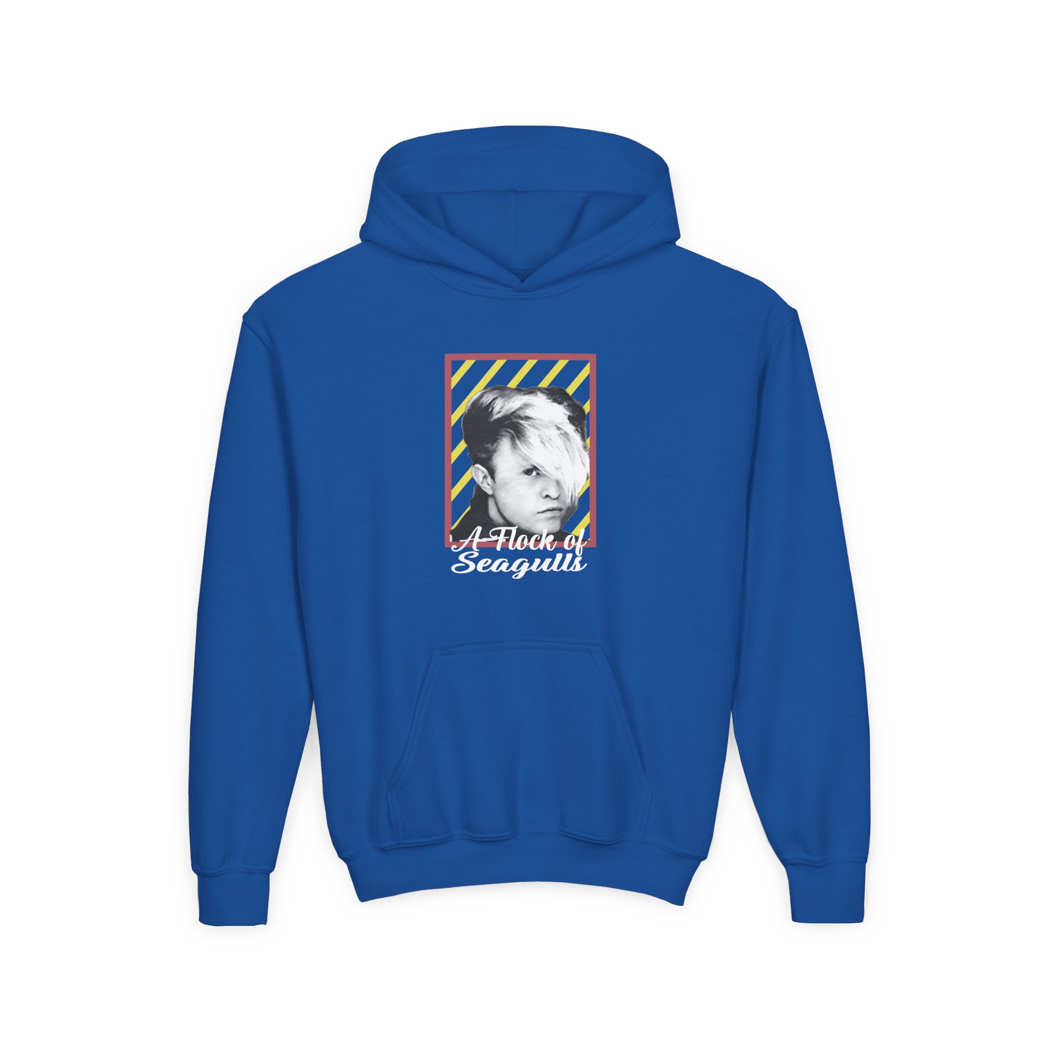 A Flock of Seagulls Neon Youth Heavy Blend Hooded Sweatshirt - Image 9