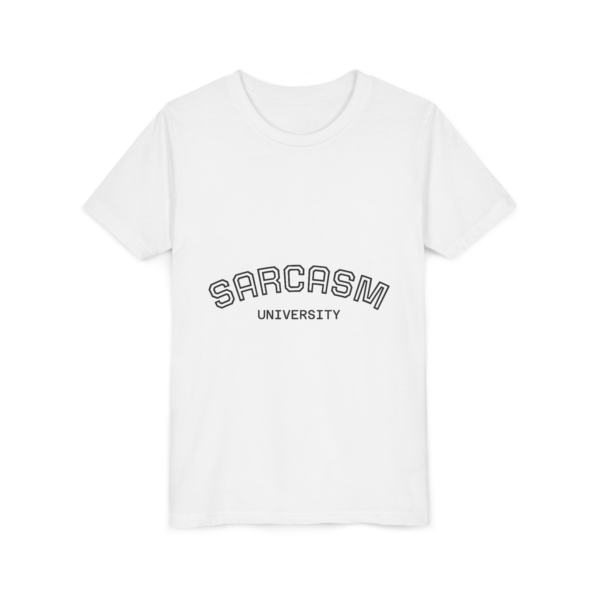 Sarcasm University Youth Tee — Funny Kids Graphic T-Shirt - Image 3
