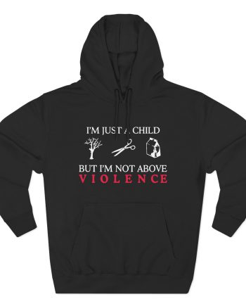 Ethel Cain Not Above Violence Three-Panel Fleece Hoodie