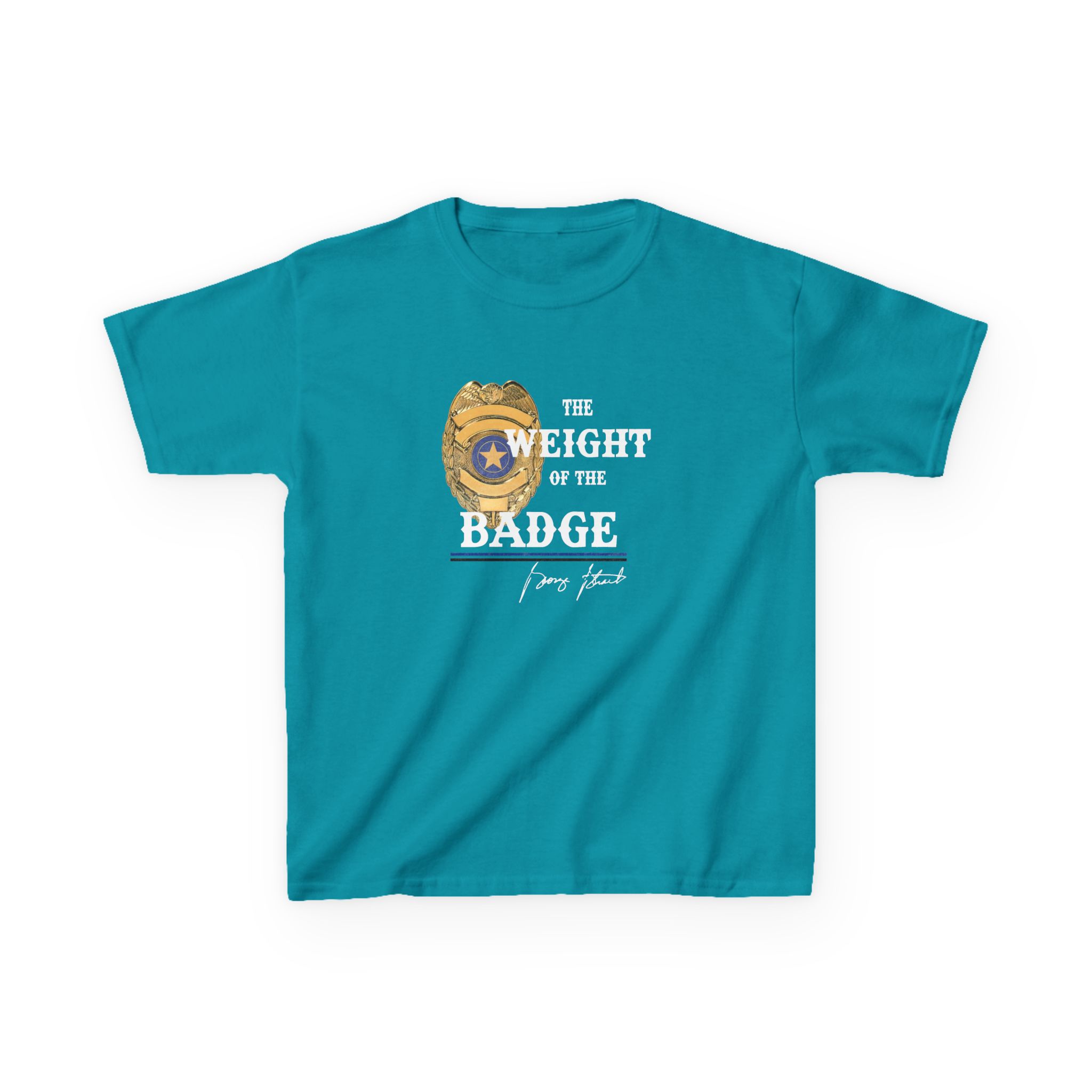 Kids George Strait Gold Badge Heavy Cotton™ Tee - Image 5