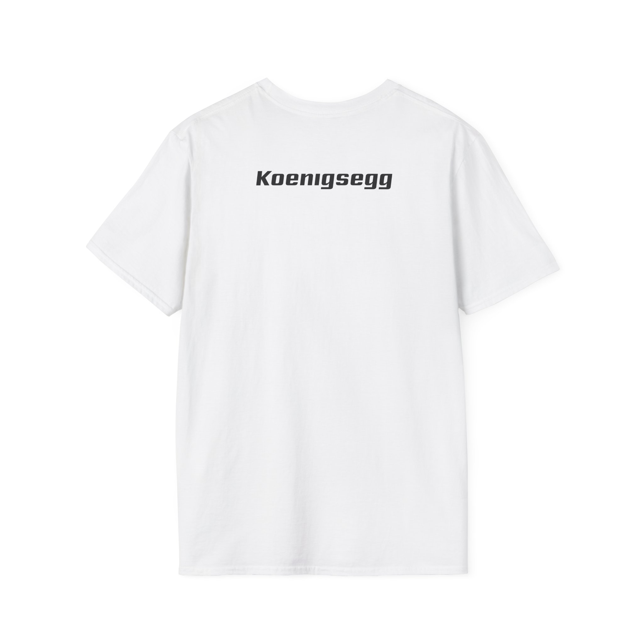 Koenigsegg Gridded Unisex Softstyle T-Shirt - Image 2