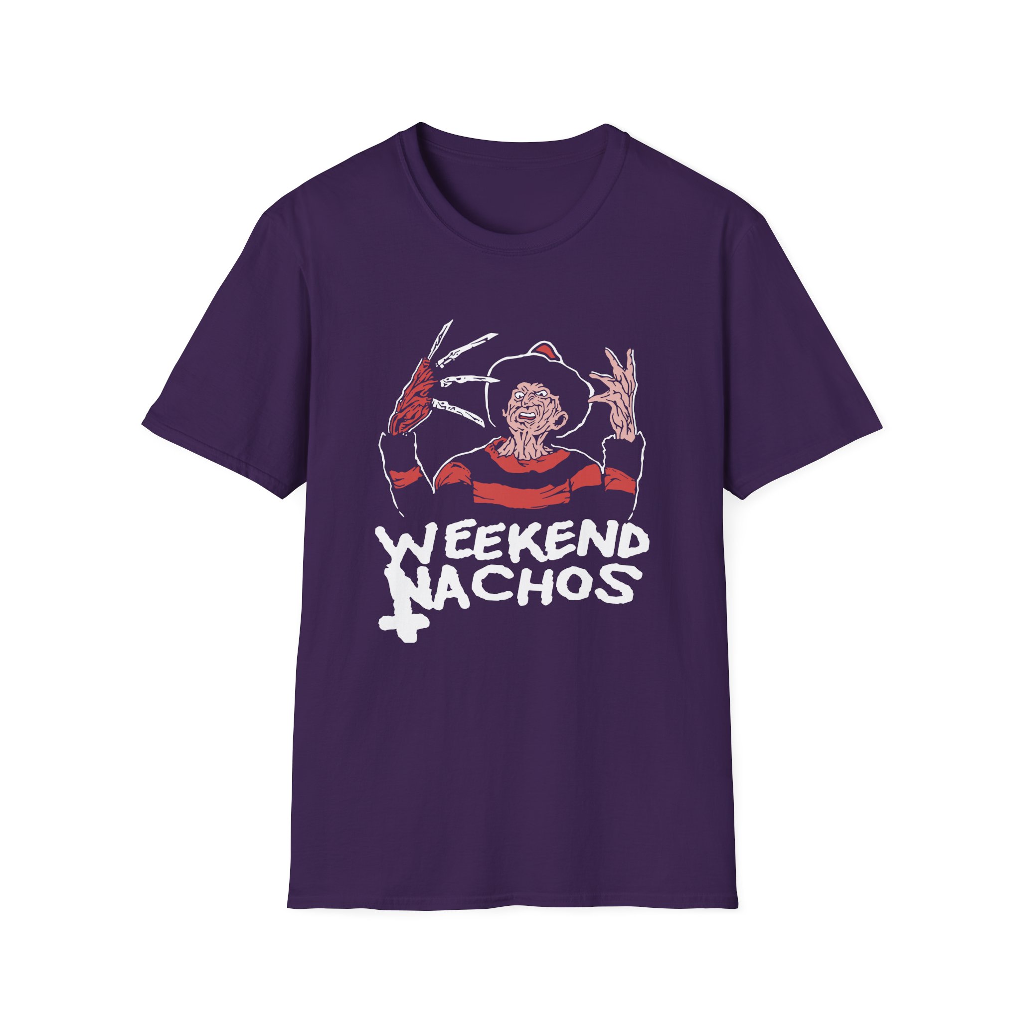 Weekend Nachos Freddy Unisex Softstyle T-Shirt - Image 7
