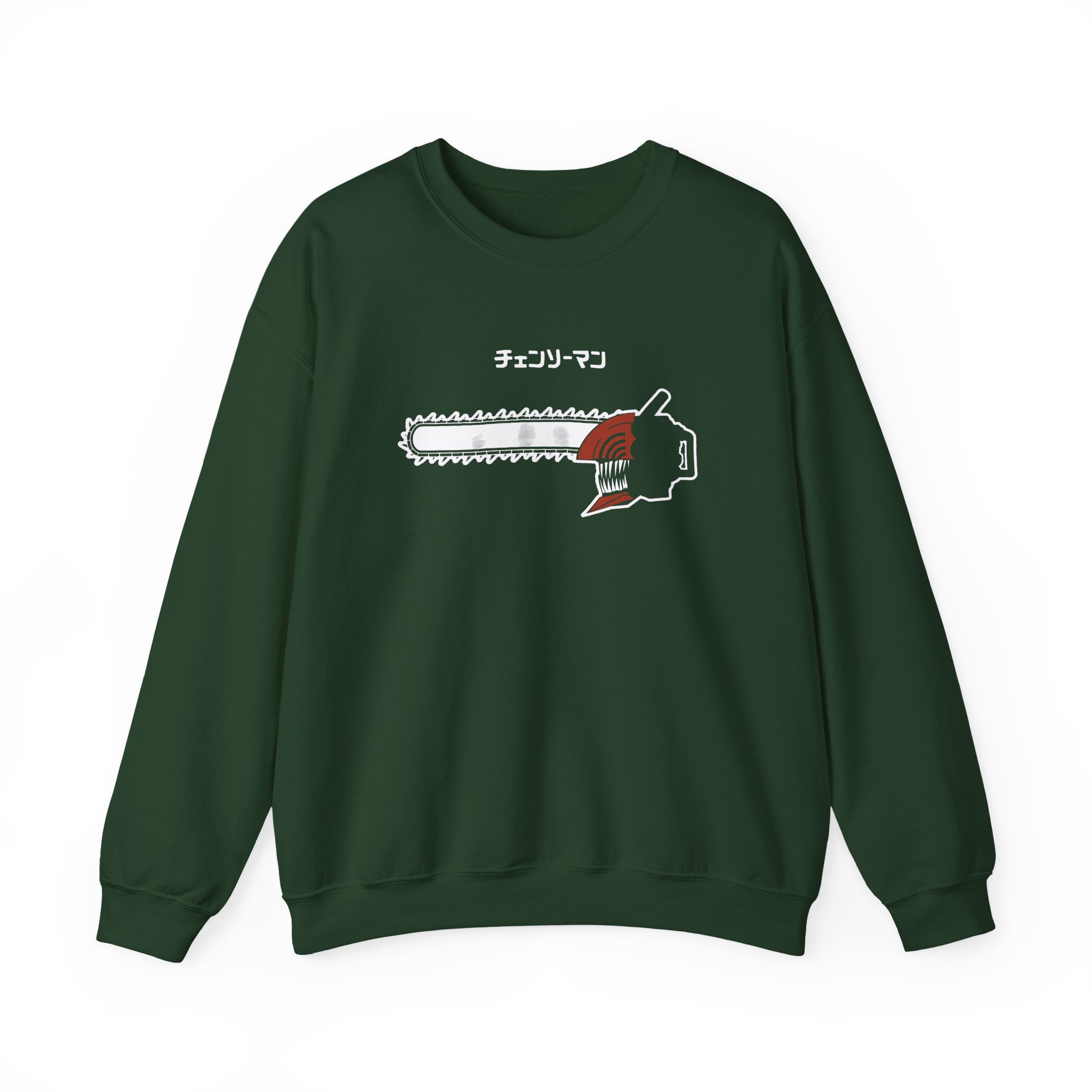 Chainsaw Man Flaming Unisex Heavy Blend™ Crewneck Sweatshirt - Image 5