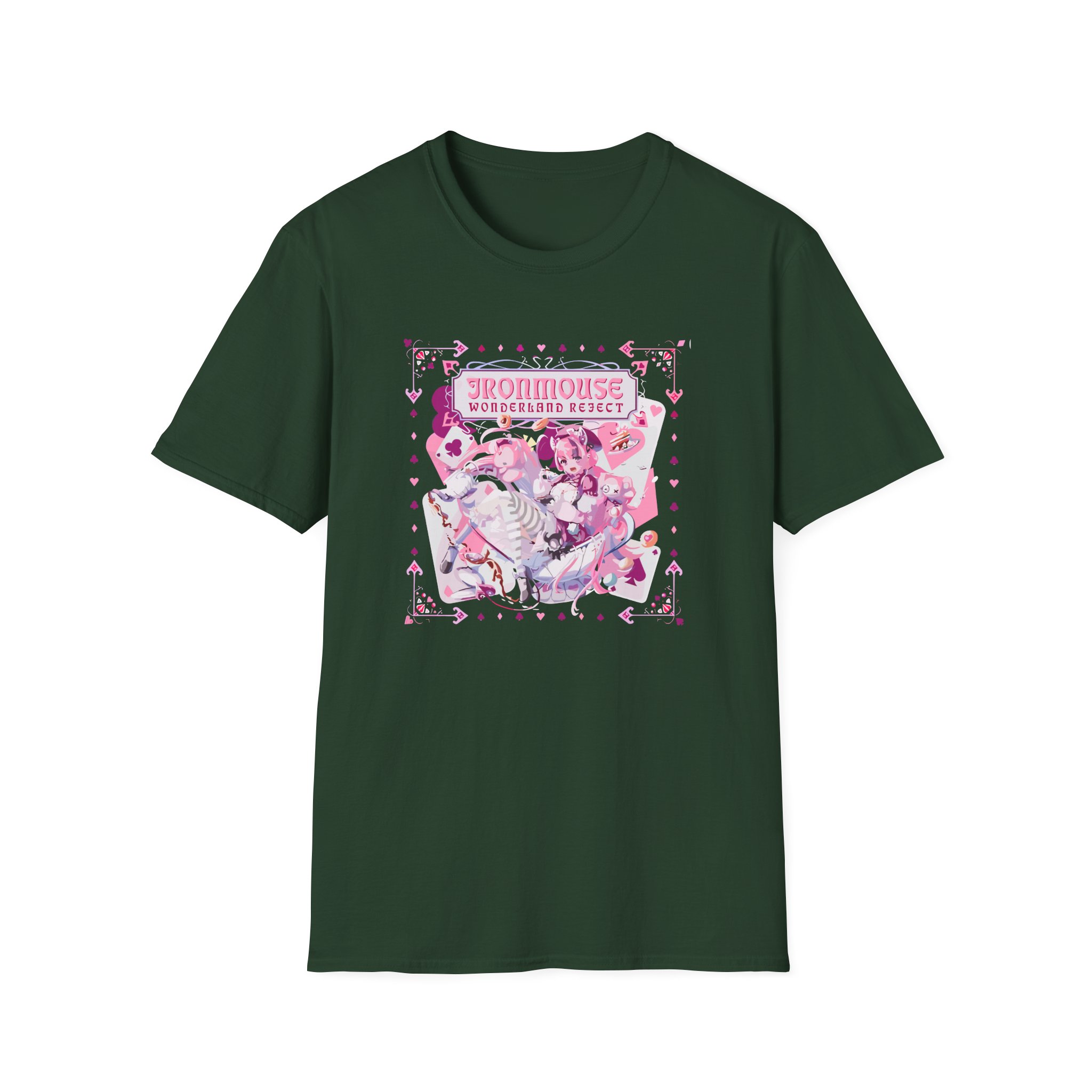 Ironmouse Wonderland Reject Unisex Softstyle T-Shirt - Image 5