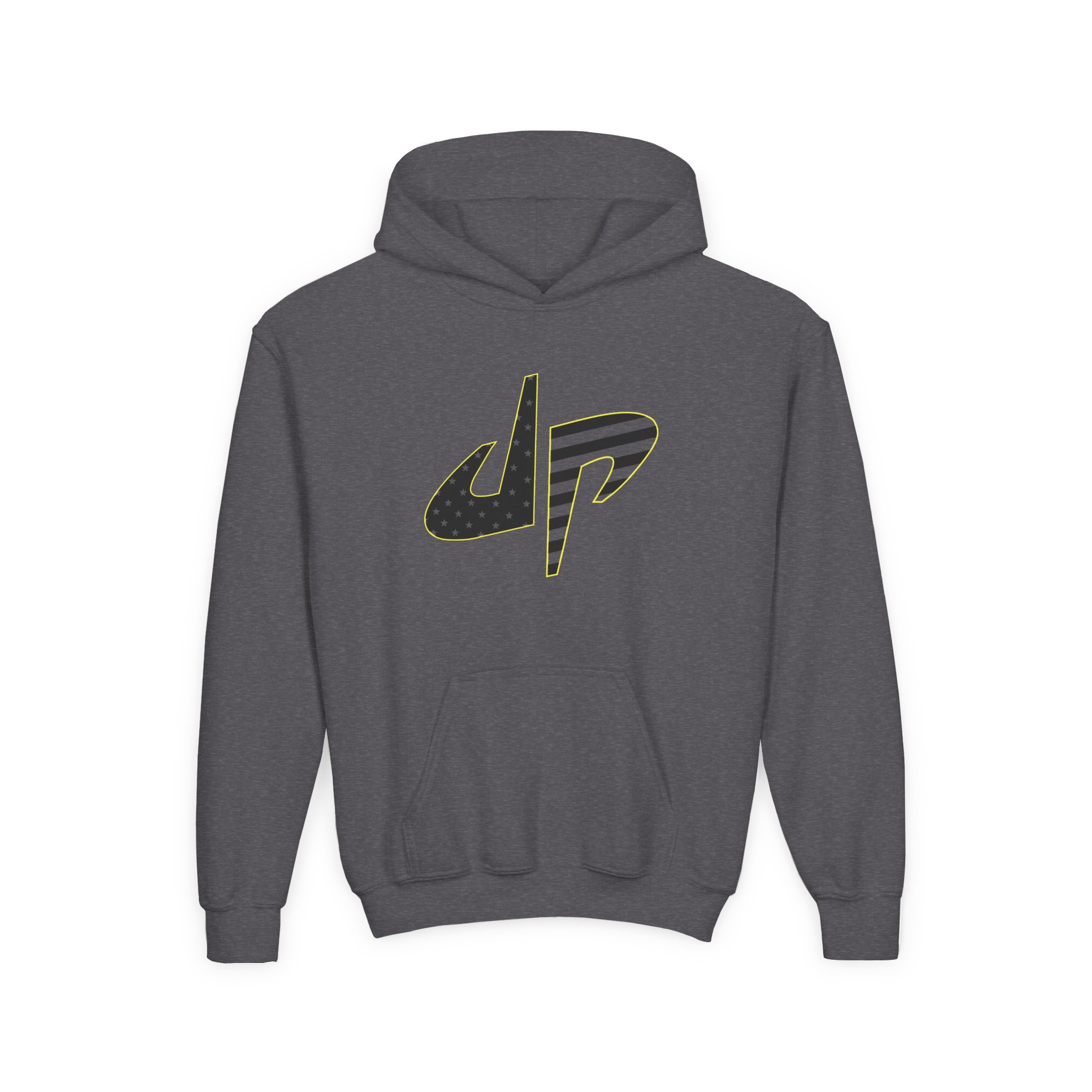 Dude Perfect Salute To Service Youth Heavy Blend Hooded Sweatshirt - Image 7