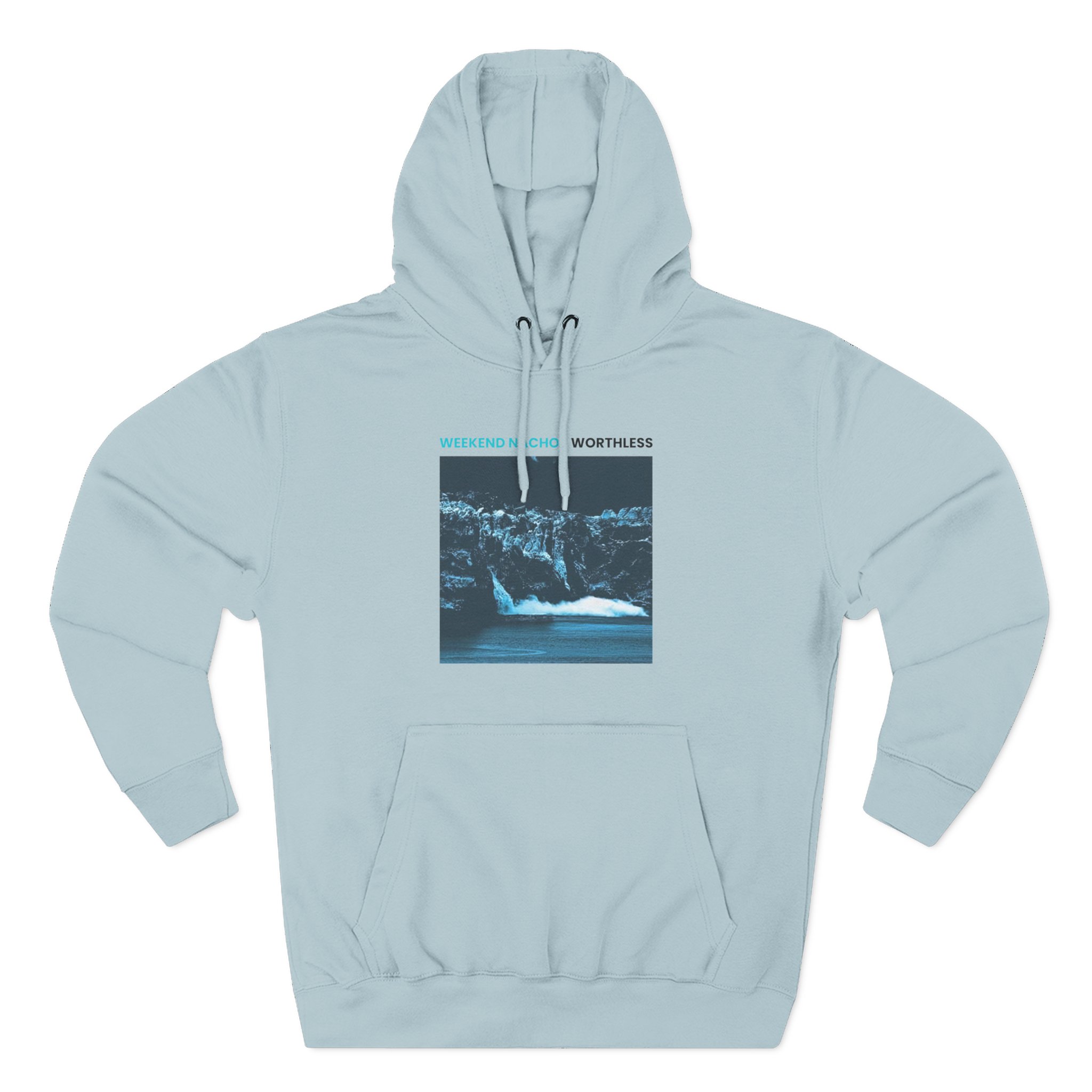 Weekend Nachos Worthless Three-Panel Fleece Hoodie - Image 11