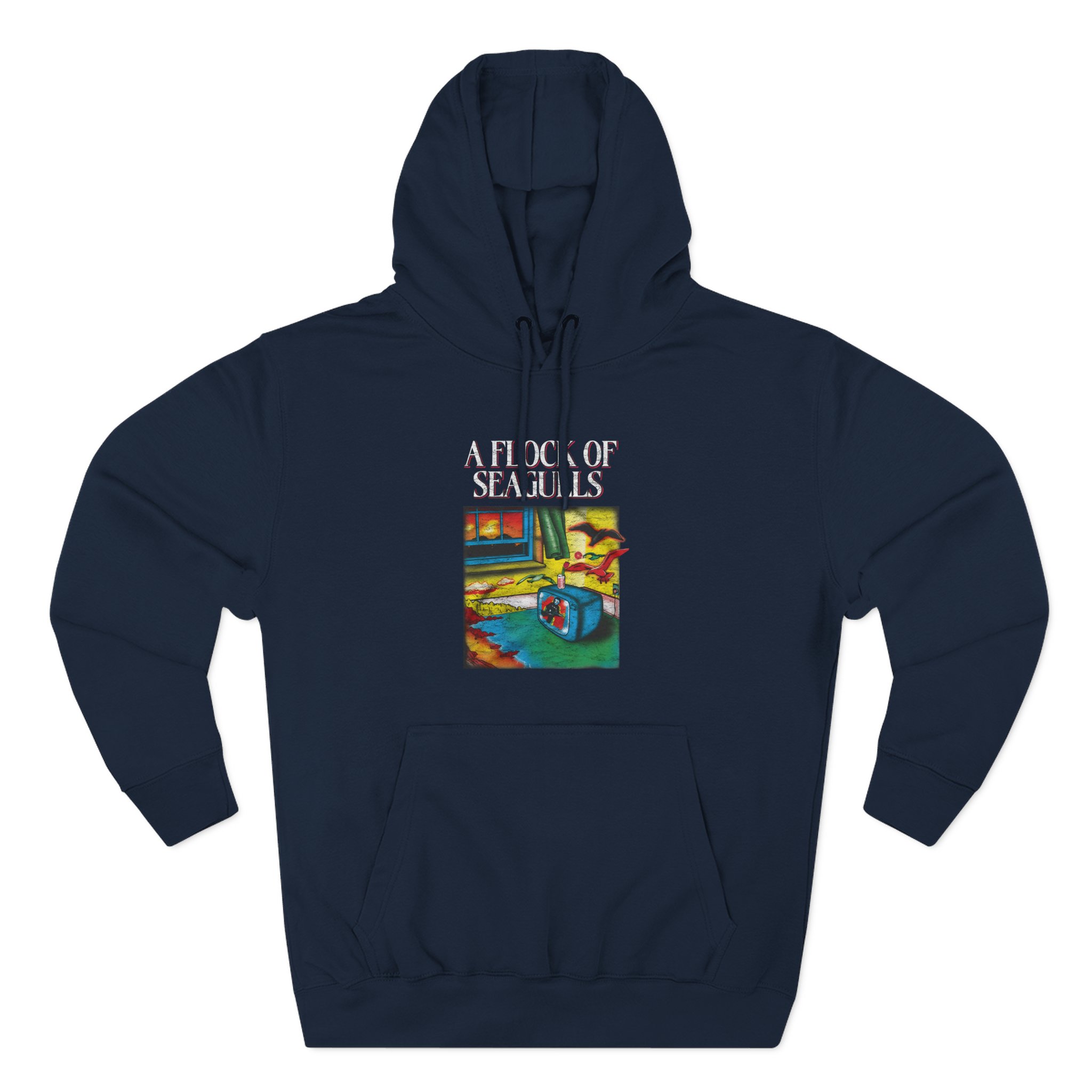 A Flock of Seagulls I Ran Tour Three-panel Fleece Hoodie - Image 7