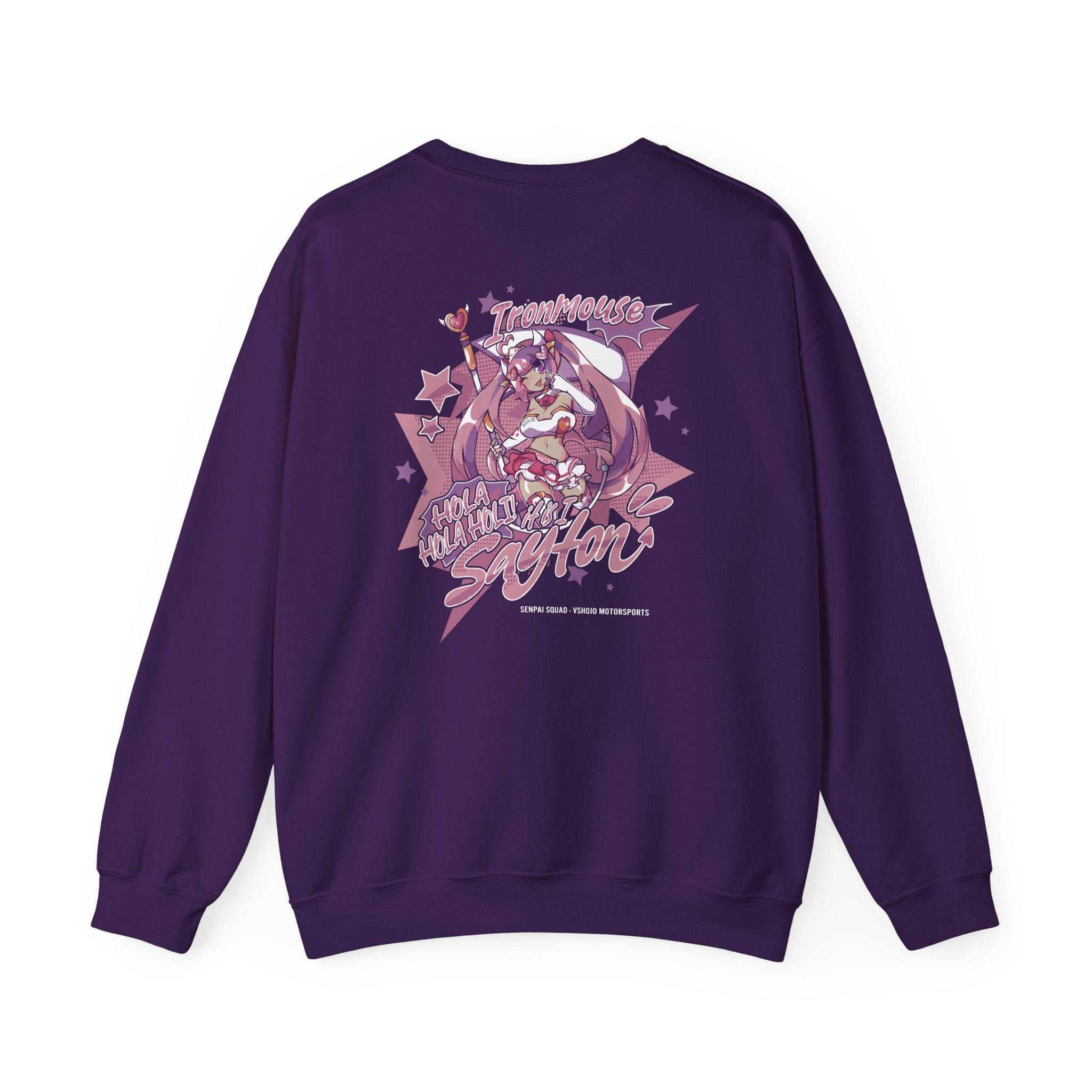 Ironmouse V2 Vshojo X Senpai Squad Unisex Heavy Blend™ Crewneck Sweatshirt - Image 10