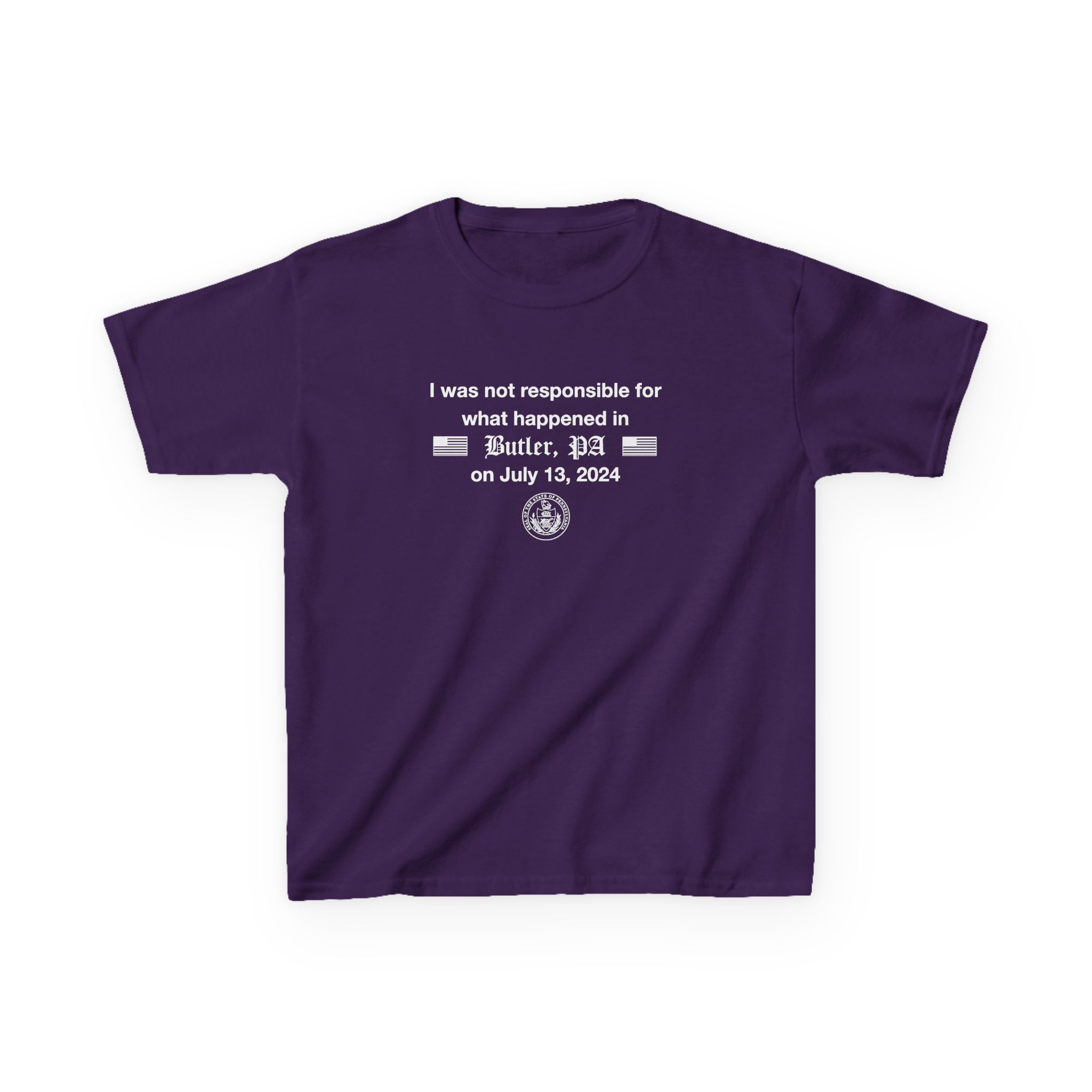 Jschlatt the Presidential Mishap Kids Heavy Cotton™ Tee - Image 15