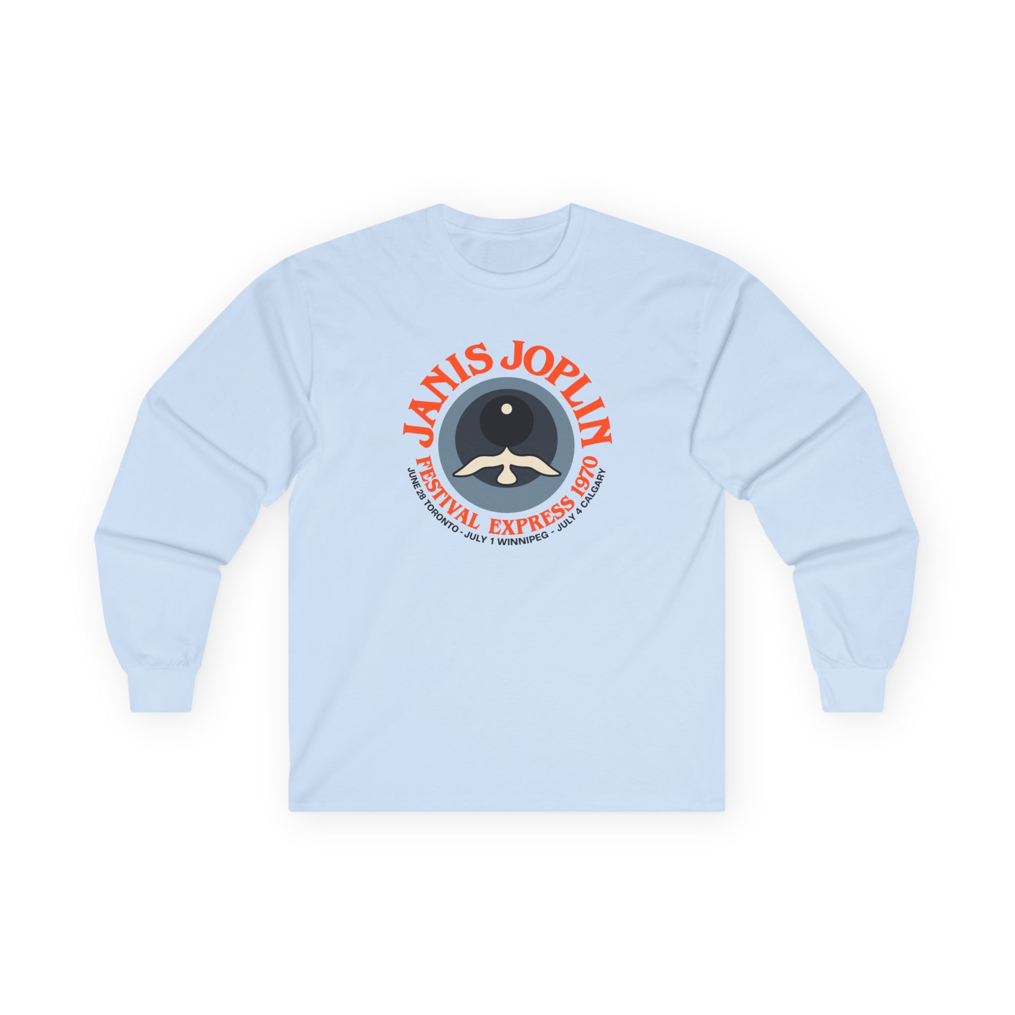 Janis Joplin Festival Express 1970 Unisex Ultra Cotton Long Sleeve Tee - Image 7