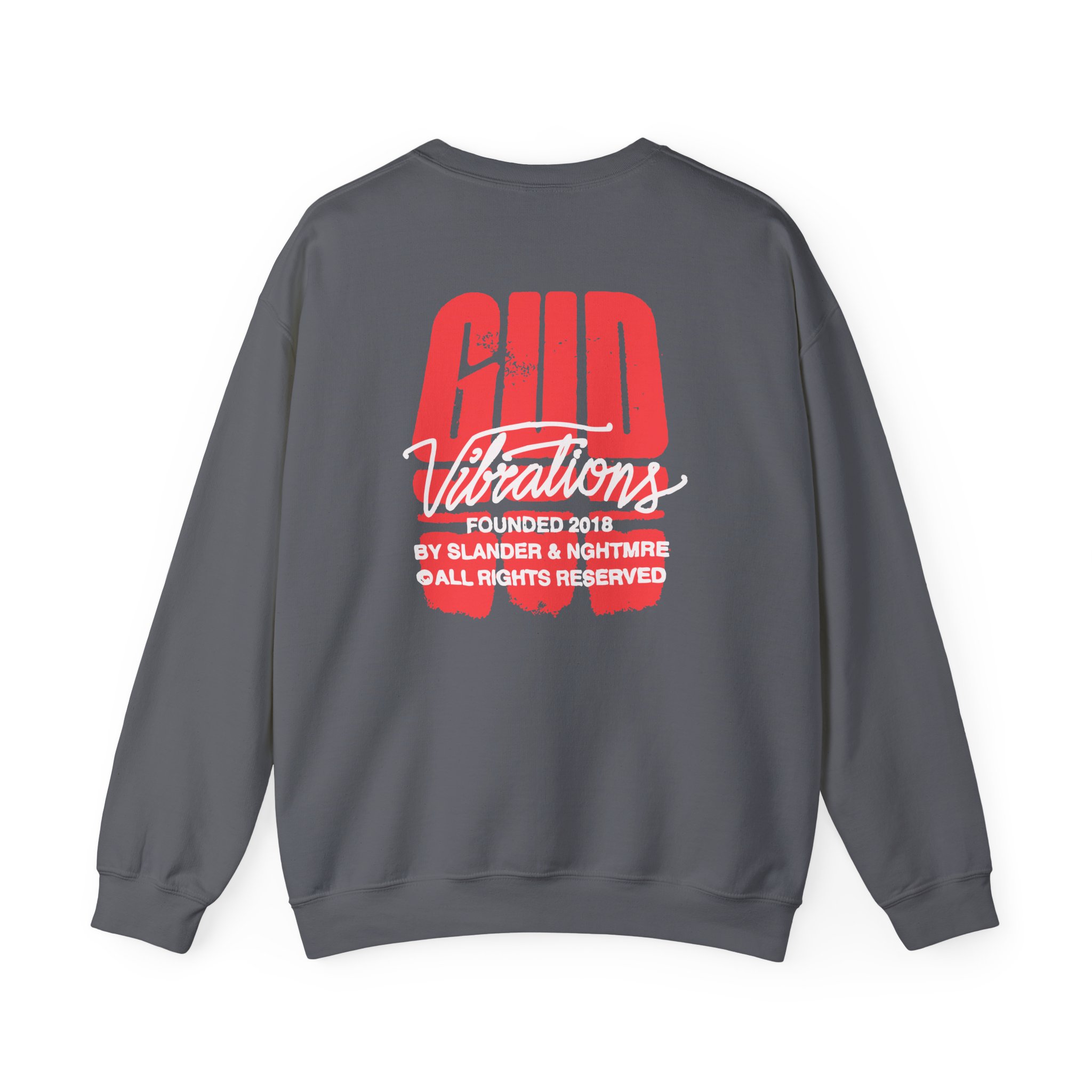 Slander Gud Vibrations Graffiti Unisex Heavy Blend™ Crewneck Sweatshirt - Image 12