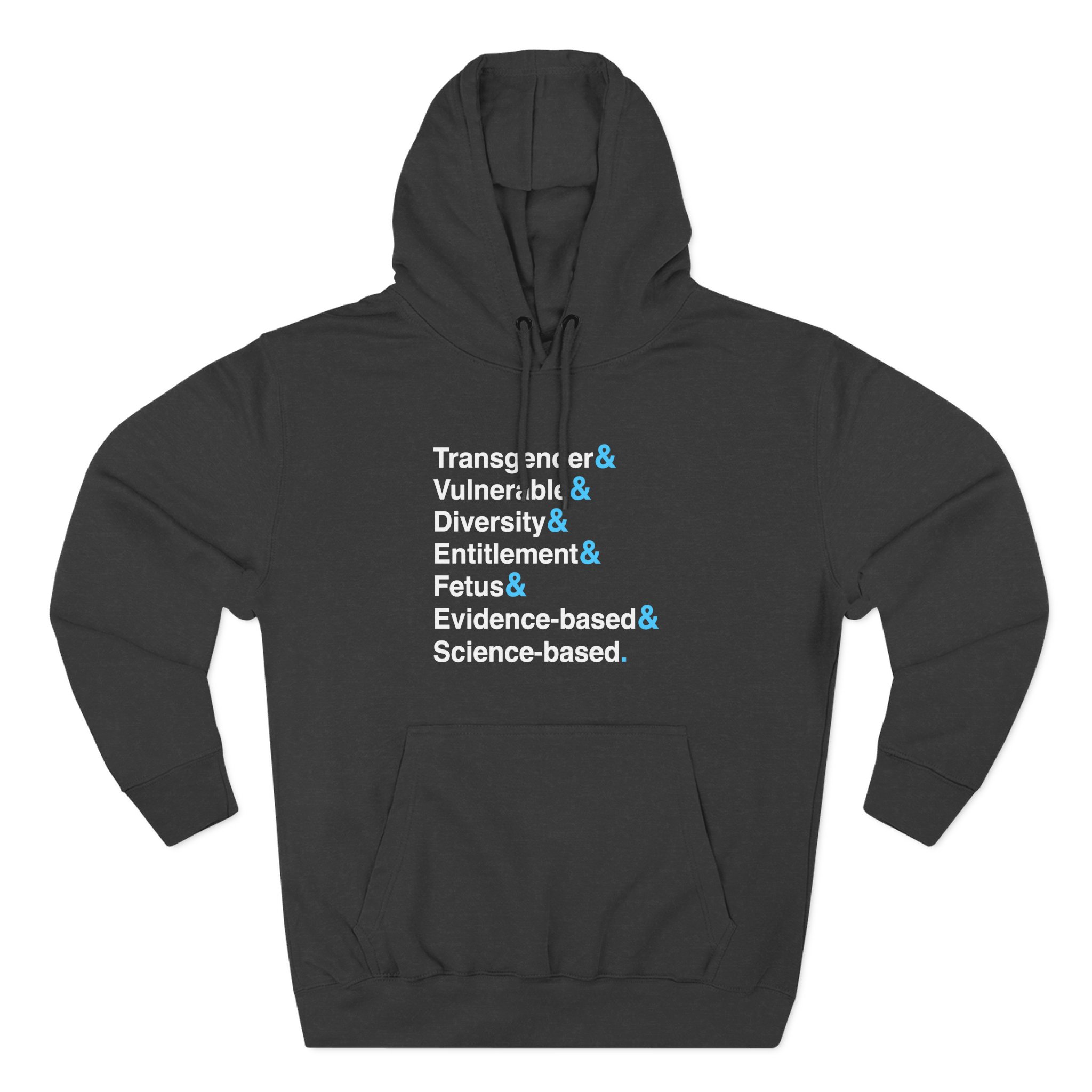 D L Three-panel Fleece Hoodie - Image 3